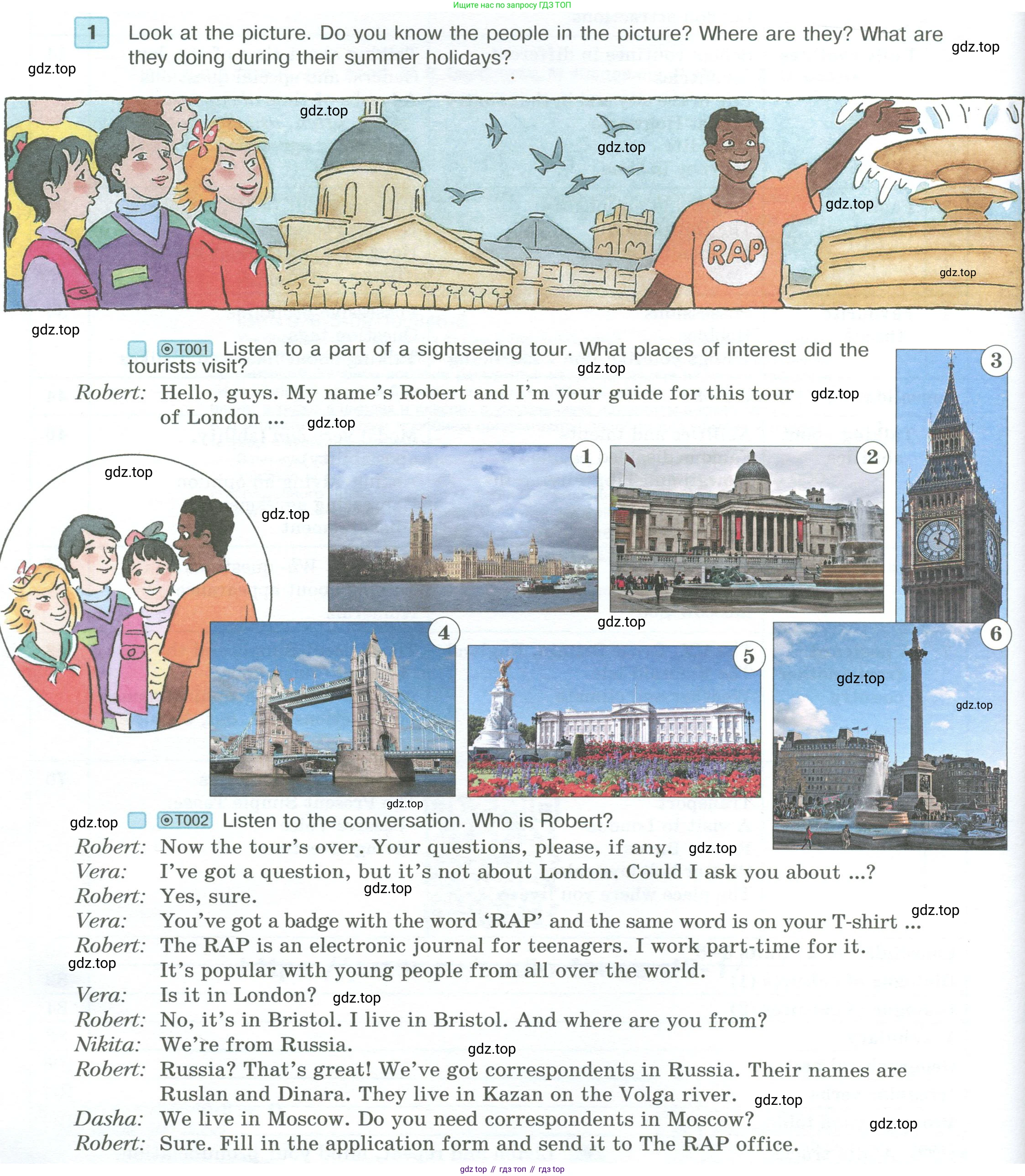 ГДЗ Английский язык (english), 6 класс Учебник (Student's book), авторы: Вербицкая Мария Валерьевна (Verbitskaya Maria), Гаярделли Мариса (Gaiardelli Marisa ), Редли Пауль (Radley Paul), Савчук Лариса Олеговна (Savchuk Larisa), издательство Просвещение, Москва, 2023, красного цвета, Часть 1, страница 4, номер 1, Условие