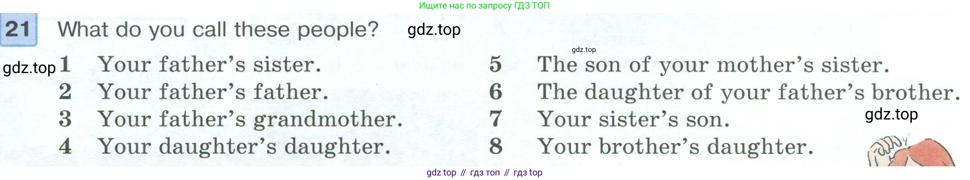 ГДЗ Английский язык (english), 6 класс Учебник (Student's book), авторы: Вербицкая Мария Валерьевна (Verbitskaya Maria), Гаярделли Мариса (Gaiardelli Marisa ), Редли Пауль (Radley Paul), Савчук Лариса Олеговна (Savchuk Larisa), издательство Просвещение, Москва, 2023, красного цвета, Часть 1, страница 31, номер 21, Условие