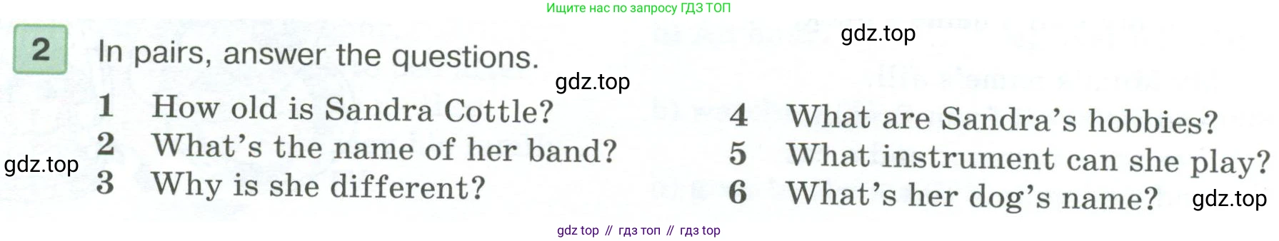 ГДЗ Английский язык (english), 6 класс Учебник (Student's book), авторы: Вербицкая Мария Валерьевна (Verbitskaya Maria), Гаярделли Мариса (Gaiardelli Marisa ), Редли Пауль (Radley Paul), Савчук Лариса Олеговна (Savchuk Larisa), издательство Просвещение, Москва, 2023, красного цвета, Часть 1, страница 46, номер 2, Условие
