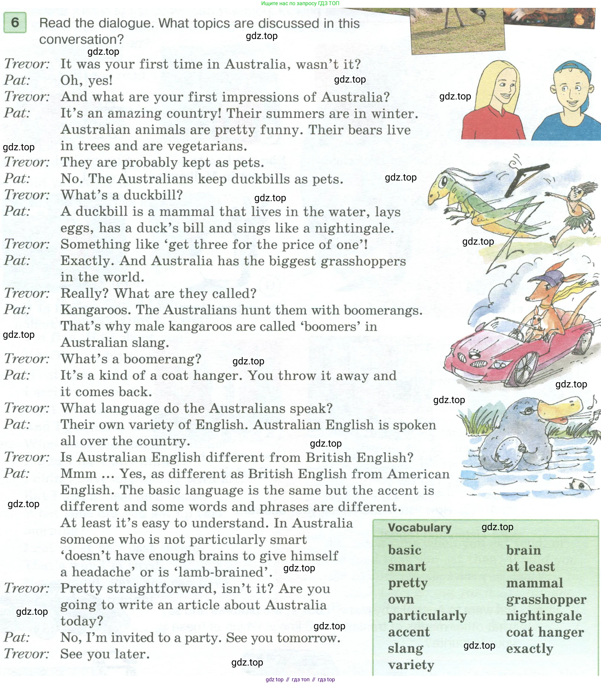 ГДЗ Английский язык (english), 6 класс Учебник (Student's book), авторы: Вербицкая Мария Валерьевна (Verbitskaya Maria), Гаярделли Мариса (Gaiardelli Marisa ), Редли Пауль (Radley Paul), Савчук Лариса Олеговна (Savchuk Larisa), издательство Просвещение, Москва, 2023, красного цвета, Часть 1, страница 72, номер 6, Условие