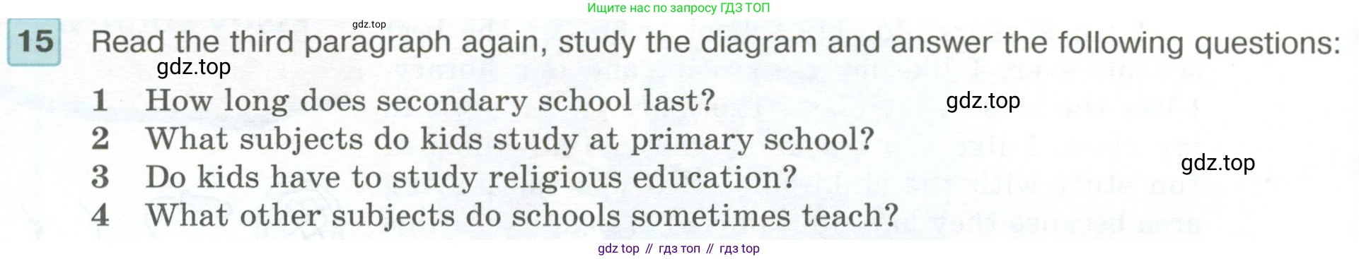 ГДЗ Английский язык (english), 6 класс Учебник (Student's book), авторы: Вербицкая Мария Валерьевна (Verbitskaya Maria), Гаярделли Мариса (Gaiardelli Marisa ), Редли Пауль (Radley Paul), Савчук Лариса Олеговна (Savchuk Larisa), издательство Просвещение, Москва, 2023, красного цвета, Часть 2, страница 19, номер 15, Условие