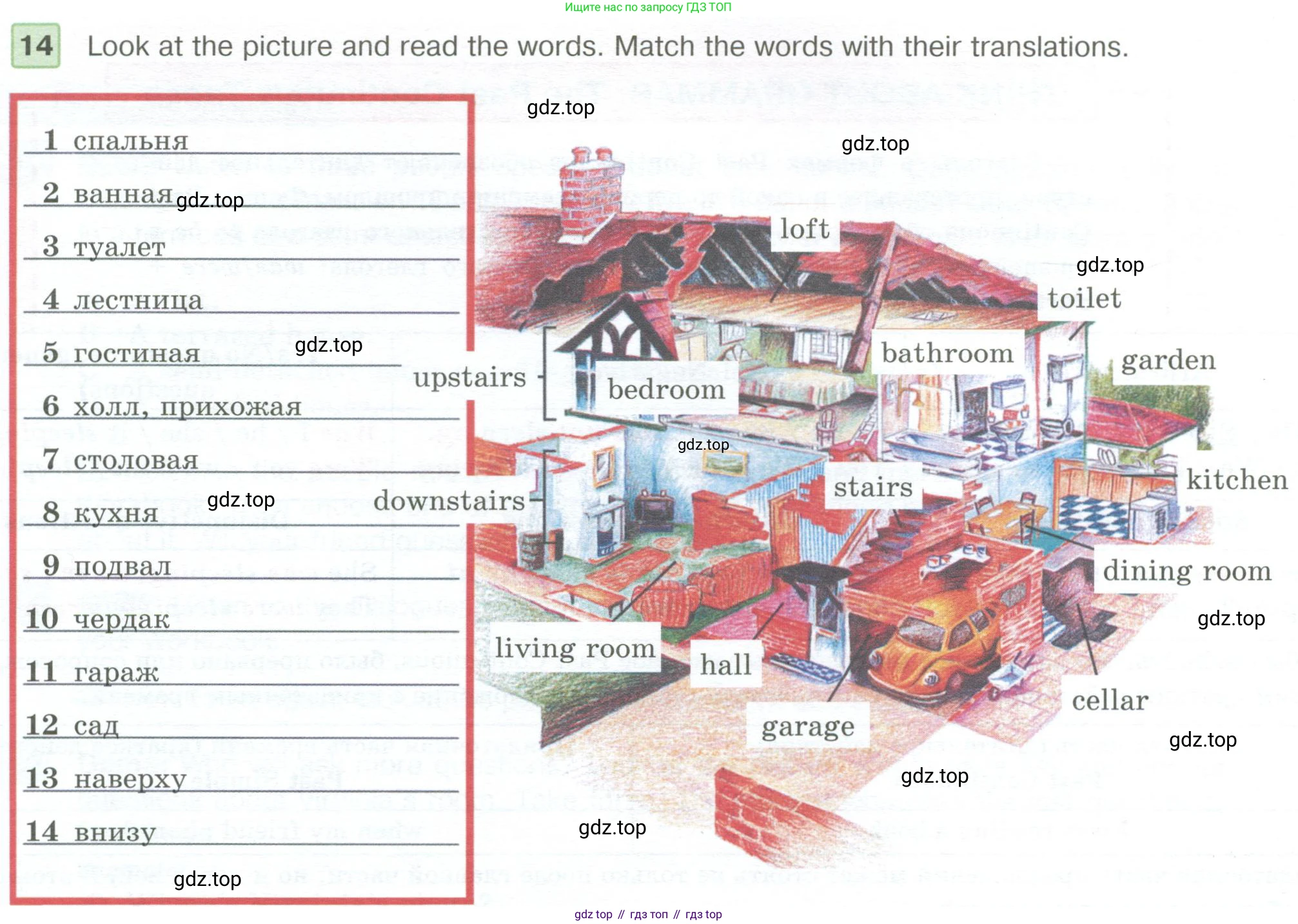 ГДЗ Английский язык (english), 6 класс Учебник (Student's book), авторы: Вербицкая Мария Валерьевна (Verbitskaya Maria), Гаярделли Мариса (Gaiardelli Marisa ), Редли Пауль (Radley Paul), Савчук Лариса Олеговна (Savchuk Larisa), издательство Просвещение, Москва, 2023, красного цвета, Часть 2, страница 28, номер 14, Условие