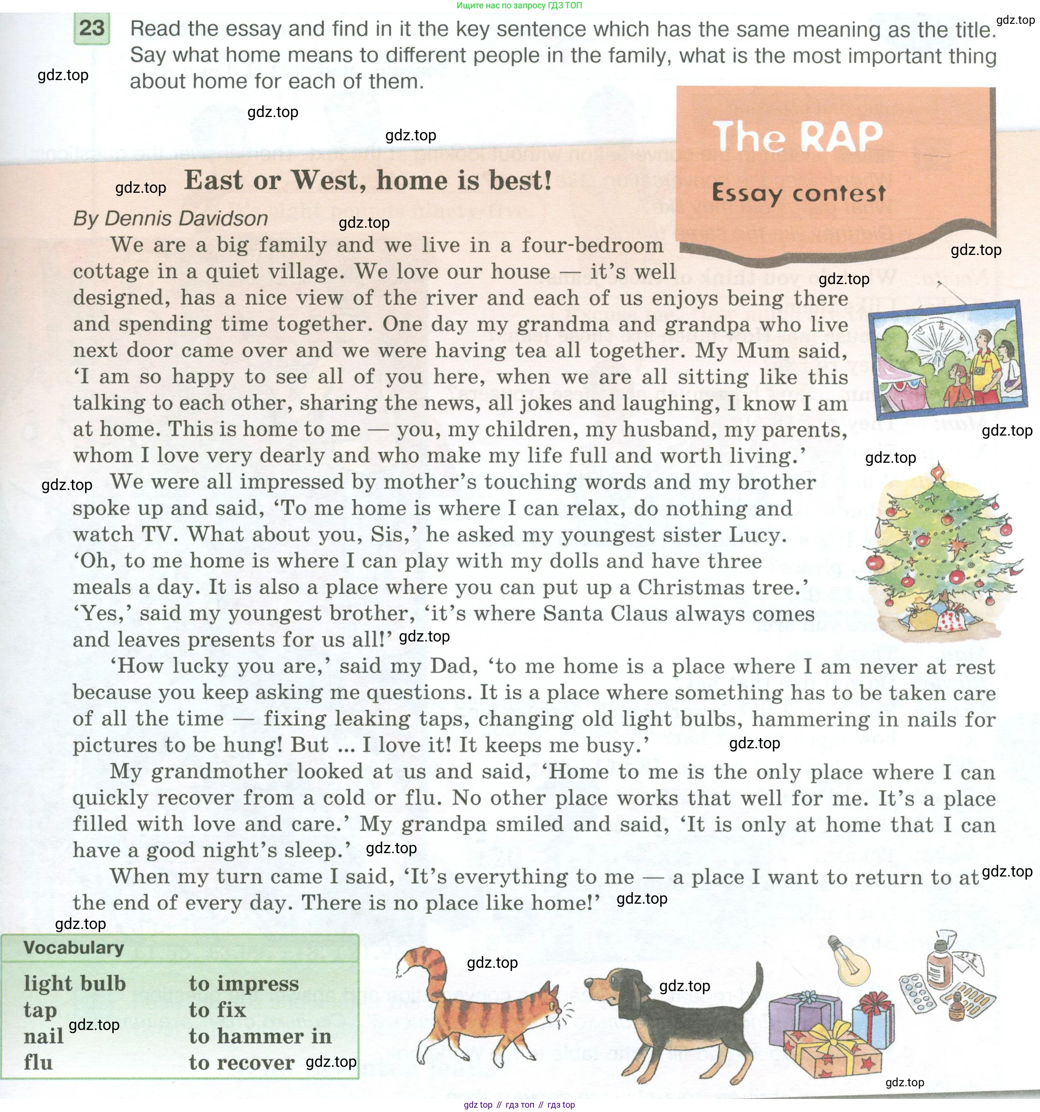 ГДЗ Английский язык (english), 6 класс Учебник (Student's book), авторы: Вербицкая Мария Валерьевна (Verbitskaya Maria), Гаярделли Мариса (Gaiardelli Marisa ), Редли Пауль (Radley Paul), Савчук Лариса Олеговна (Savchuk Larisa), издательство Просвещение, Москва, 2023, красного цвета, Часть 2, страница 31, номер 23, Условие