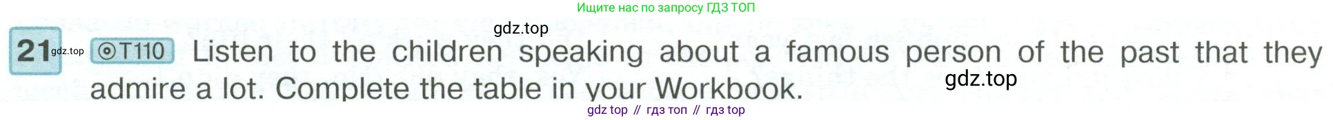 ГДЗ Английский язык (english), 6 класс Учебник (Student's book), авторы: Вербицкая Мария Валерьевна (Verbitskaya Maria), Гаярделли Мариса (Gaiardelli Marisa ), Редли Пауль (Radley Paul), Савчук Лариса Олеговна (Savchuk Larisa), издательство Просвещение, Москва, 2023, красного цвета, Часть 2, страница 50, номер 21, Условие