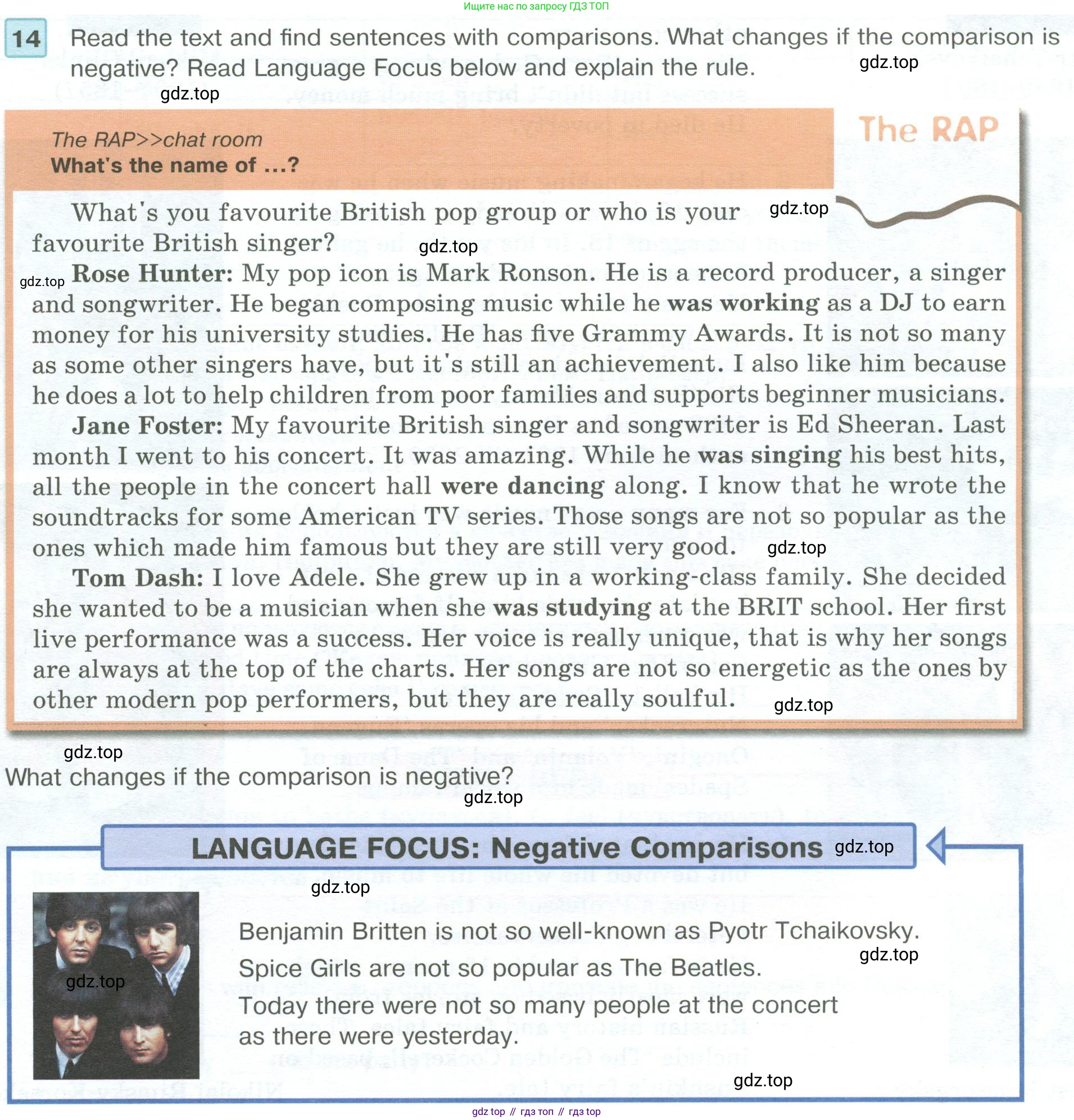 ГДЗ Английский язык (english), 6 класс Учебник (Student's book), авторы: Вербицкая Мария Валерьевна (Verbitskaya Maria), Гаярделли Мариса (Gaiardelli Marisa ), Редли Пауль (Radley Paul), Савчук Лариса Олеговна (Savchuk Larisa), издательство Просвещение, Москва, 2023, красного цвета, Часть 2, страница 77, номер 14, Условие