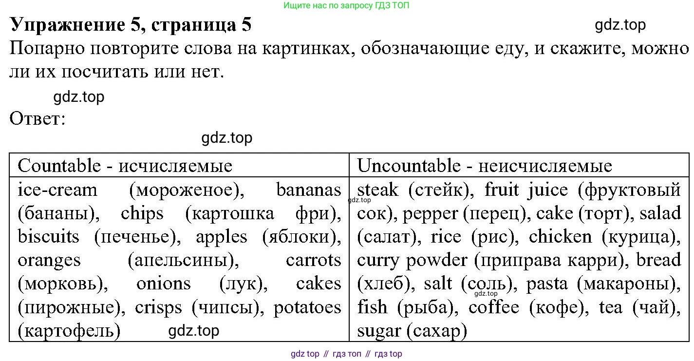 ГДЗ Английский язык (english), 6 класс Учебник (Student's book), авторы: Вербицкая Мария Валерьевна (Verbitskaya Maria), Гаярделли Мариса (Gaiardelli Marisa ), Редли Пауль (Radley Paul), Савчук Лариса Олеговна (Savchuk Larisa), издательство Просвещение, Москва, 2023, красного цвета, Часть 2, страница 5, номер 5, Решение