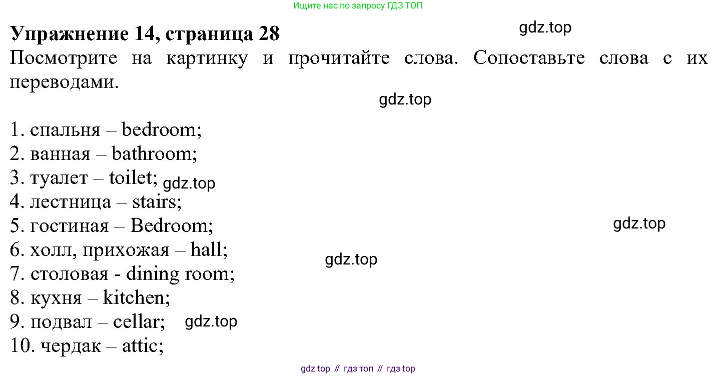 ГДЗ Английский язык (english), 6 класс Учебник (Student's book), авторы: Вербицкая Мария Валерьевна (Verbitskaya Maria), Гаярделли Мариса (Gaiardelli Marisa ), Редли Пауль (Radley Paul), Савчук Лариса Олеговна (Savchuk Larisa), издательство Просвещение, Москва, 2023, красного цвета, Часть 2, страница 28, номер 14, Решение