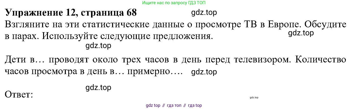 ГДЗ Английский язык (english), 6 класс Учебник (Student's book), авторы: Вербицкая Мария Валерьевна (Verbitskaya Maria), Гаярделли Мариса (Gaiardelli Marisa ), Редли Пауль (Radley Paul), Савчук Лариса Олеговна (Savchuk Larisa), издательство Просвещение, Москва, 2023, красного цвета, Часть 2, страница 68, номер 12, Решение