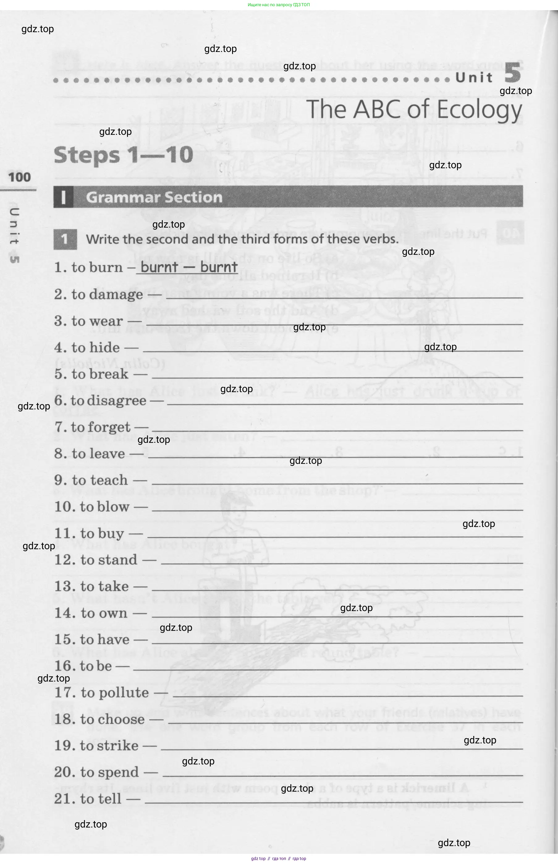 Английский язык (english), 7 класс Лексико-грамматический практикум, авторы: Афанасьева Ольга Васильевна (Afanasyeva Olga), Михеева Ирина Владимировна (Mikheeva Irina), Баранова Ксения Михайловна (Baranova Ksenia), издательство Просвещение, Москва, 2016, белого цвета, страница 100