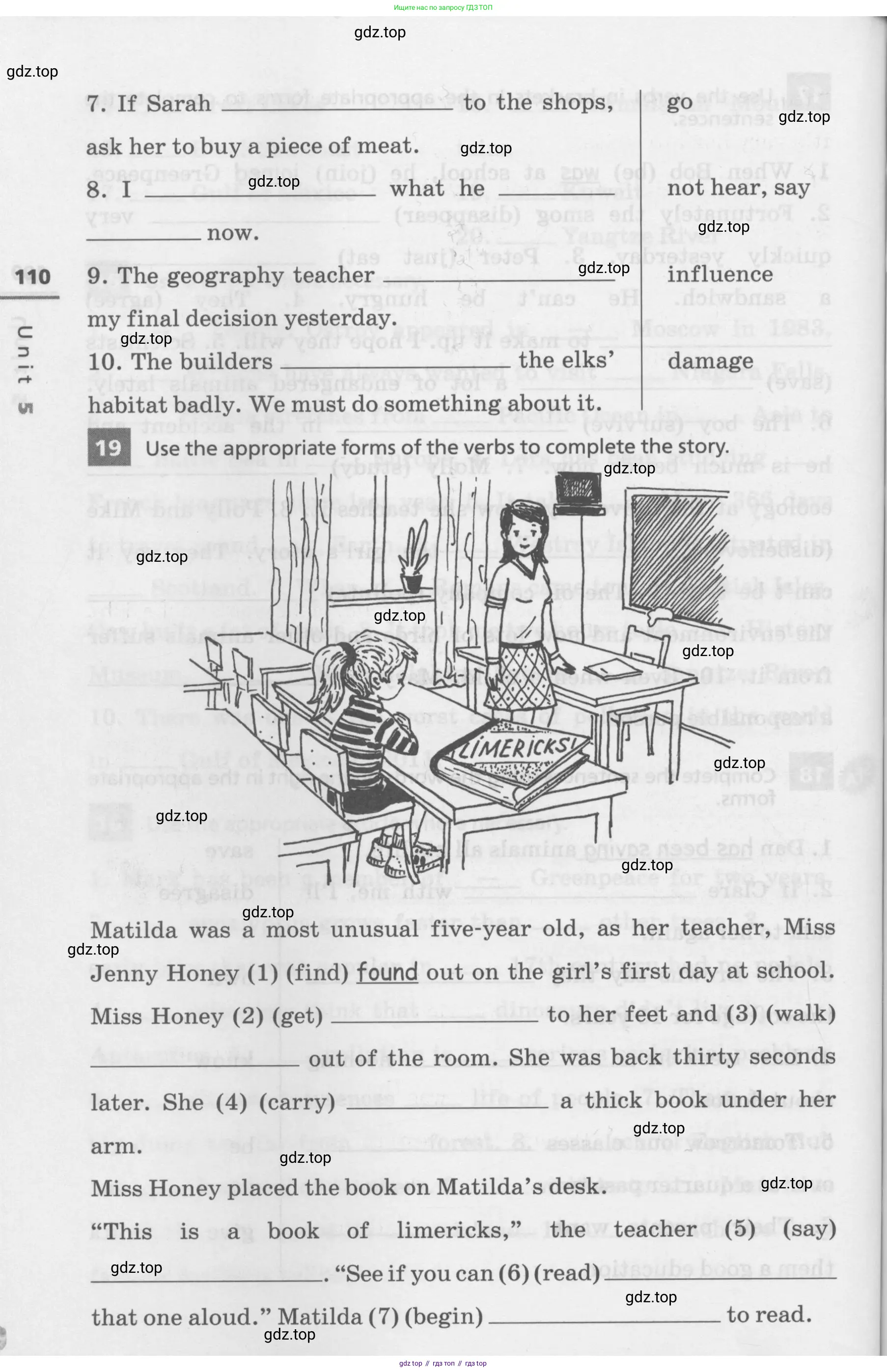 Английский язык (english), 7 класс Лексико-грамматический практикум, авторы: Афанасьева Ольга Васильевна (Afanasyeva Olga), Михеева Ирина Владимировна (Mikheeva Irina), Баранова Ксения Михайловна (Baranova Ksenia), издательство Просвещение, Москва, 2016, белого цвета, страница 110