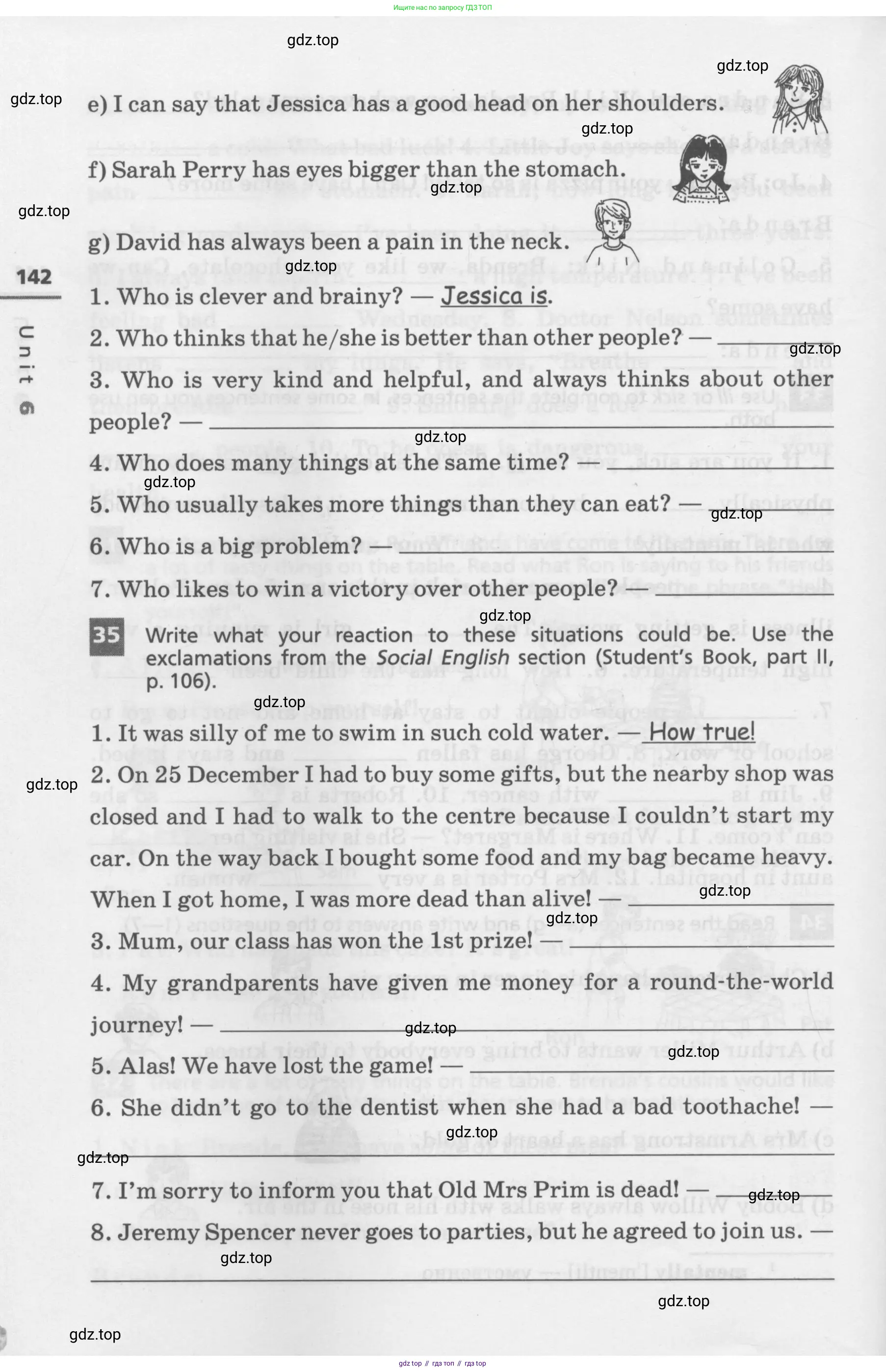 Английский язык (english), 7 класс Лексико-грамматический практикум, авторы: Афанасьева Ольга Васильевна (Afanasyeva Olga), Михеева Ирина Владимировна (Mikheeva Irina), Баранова Ксения Михайловна (Baranova Ksenia), издательство Просвещение, Москва, 2016, белого цвета, страница 142