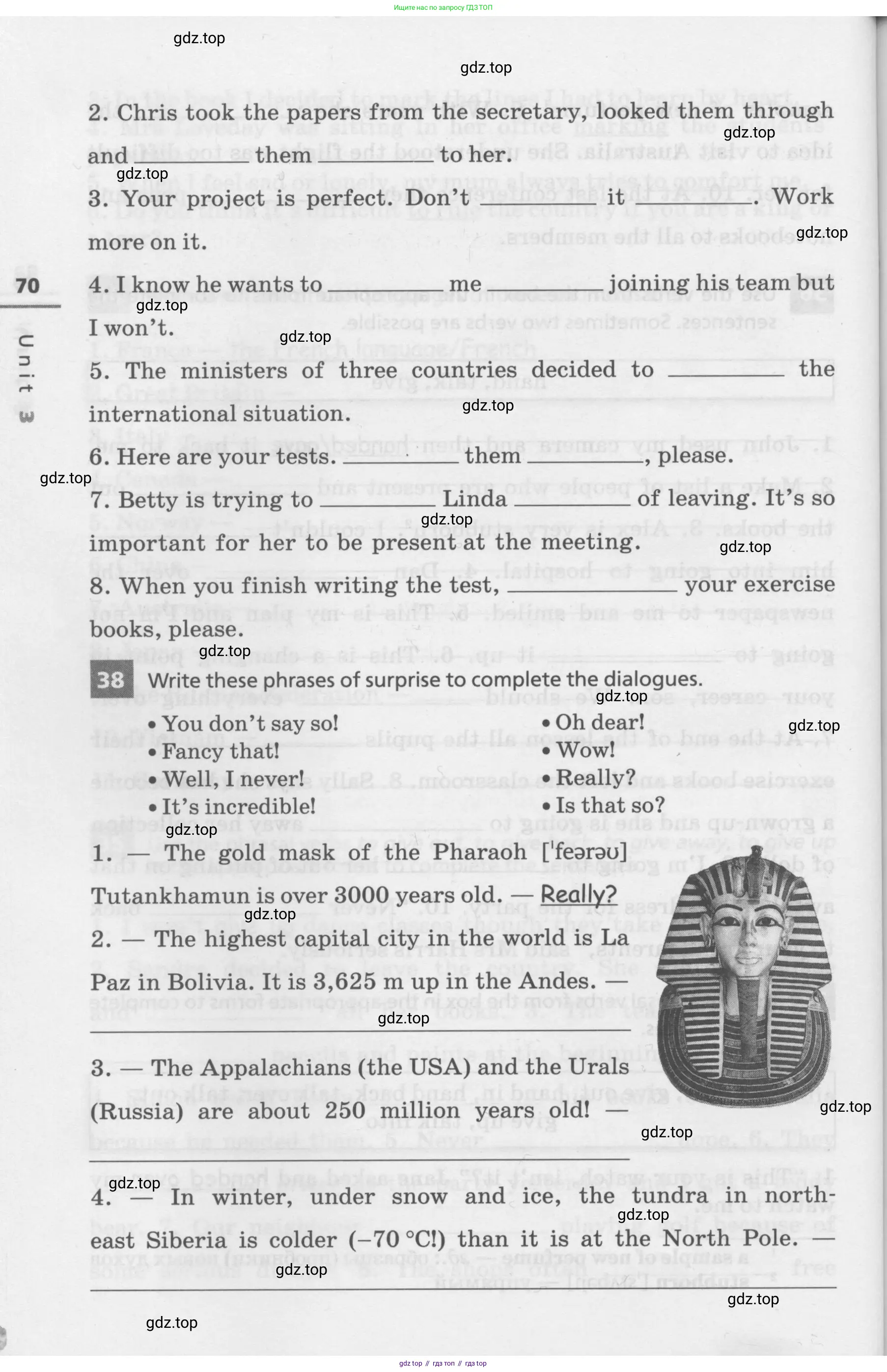 Английский язык (english), 7 класс Лексико-грамматический практикум, авторы: Афанасьева Ольга Васильевна (Afanasyeva Olga), Михеева Ирина Владимировна (Mikheeva Irina), Баранова Ксения Михайловна (Baranova Ksenia), издательство Просвещение, Москва, 2016, белого цвета, страница 70