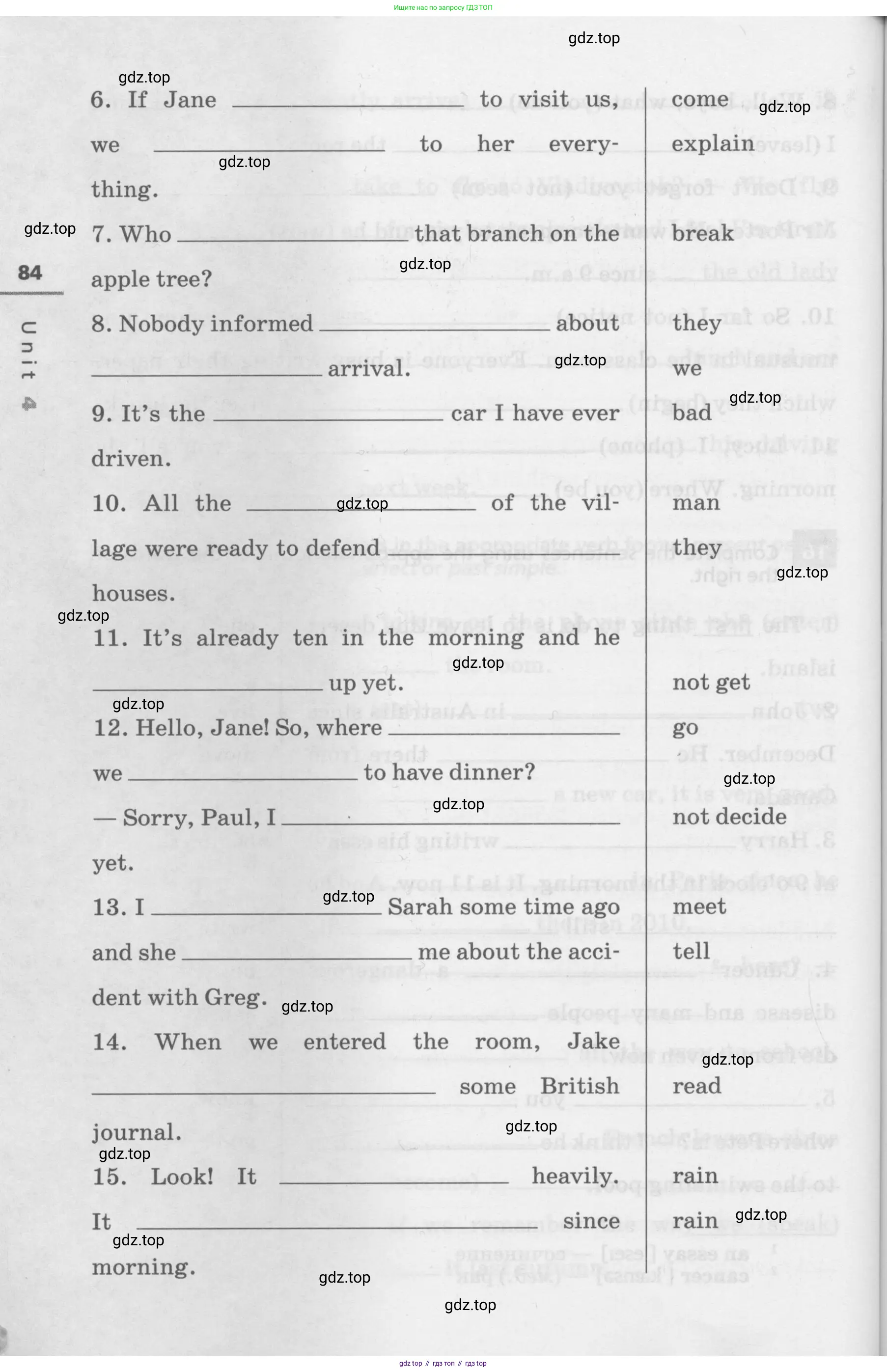Английский язык (english), 7 класс Лексико-грамматический практикум, авторы: Афанасьева Ольга Васильевна (Afanasyeva Olga), Михеева Ирина Владимировна (Mikheeva Irina), Баранова Ксения Михайловна (Baranova Ksenia), издательство Просвещение, Москва, 2016, белого цвета, страница 84