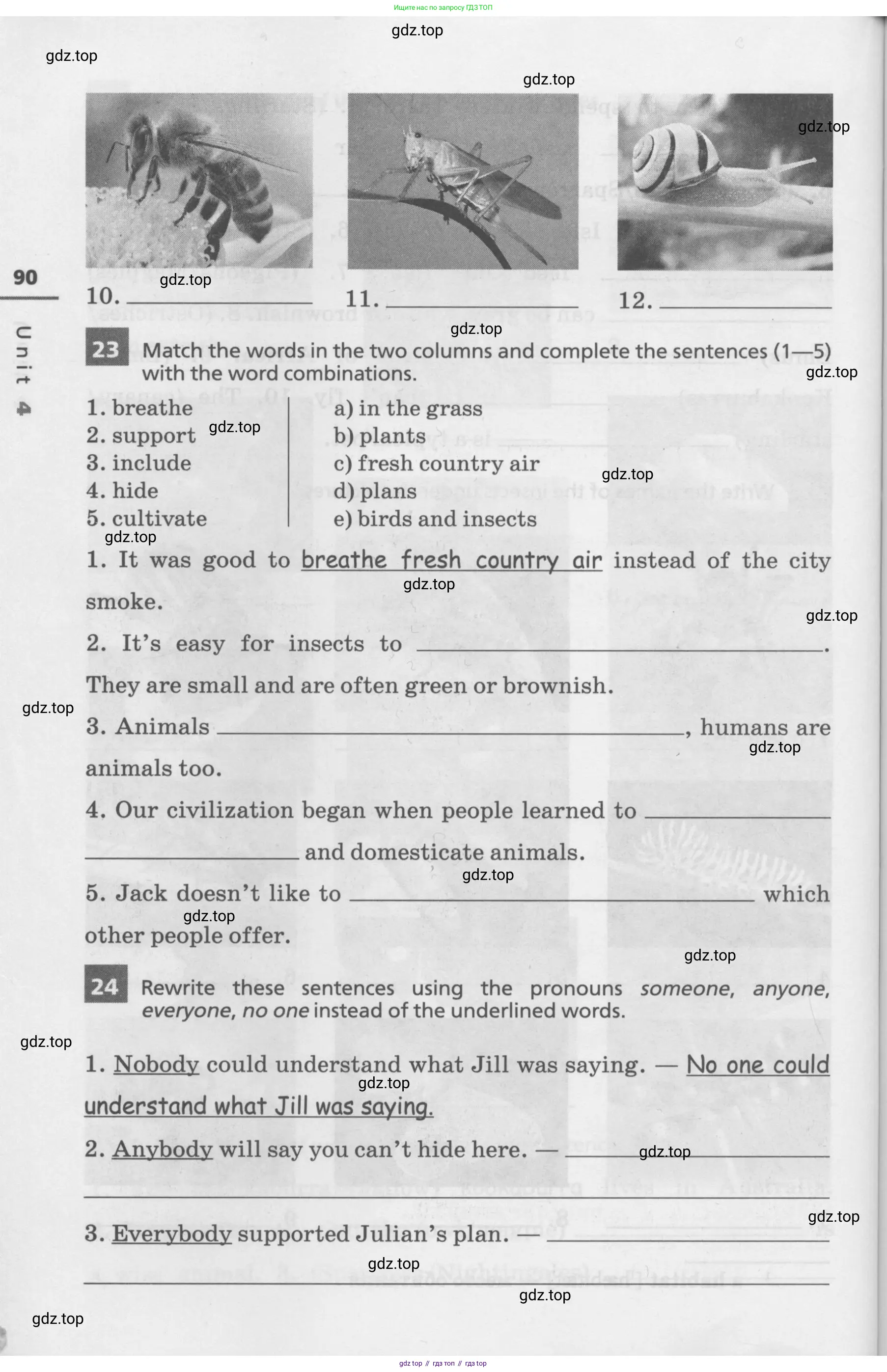 Английский язык (english), 7 класс Лексико-грамматический практикум, авторы: Афанасьева Ольга Васильевна (Afanasyeva Olga), Михеева Ирина Владимировна (Mikheeva Irina), Баранова Ксения Михайловна (Baranova Ksenia), издательство Просвещение, Москва, 2016, белого цвета, страница 90