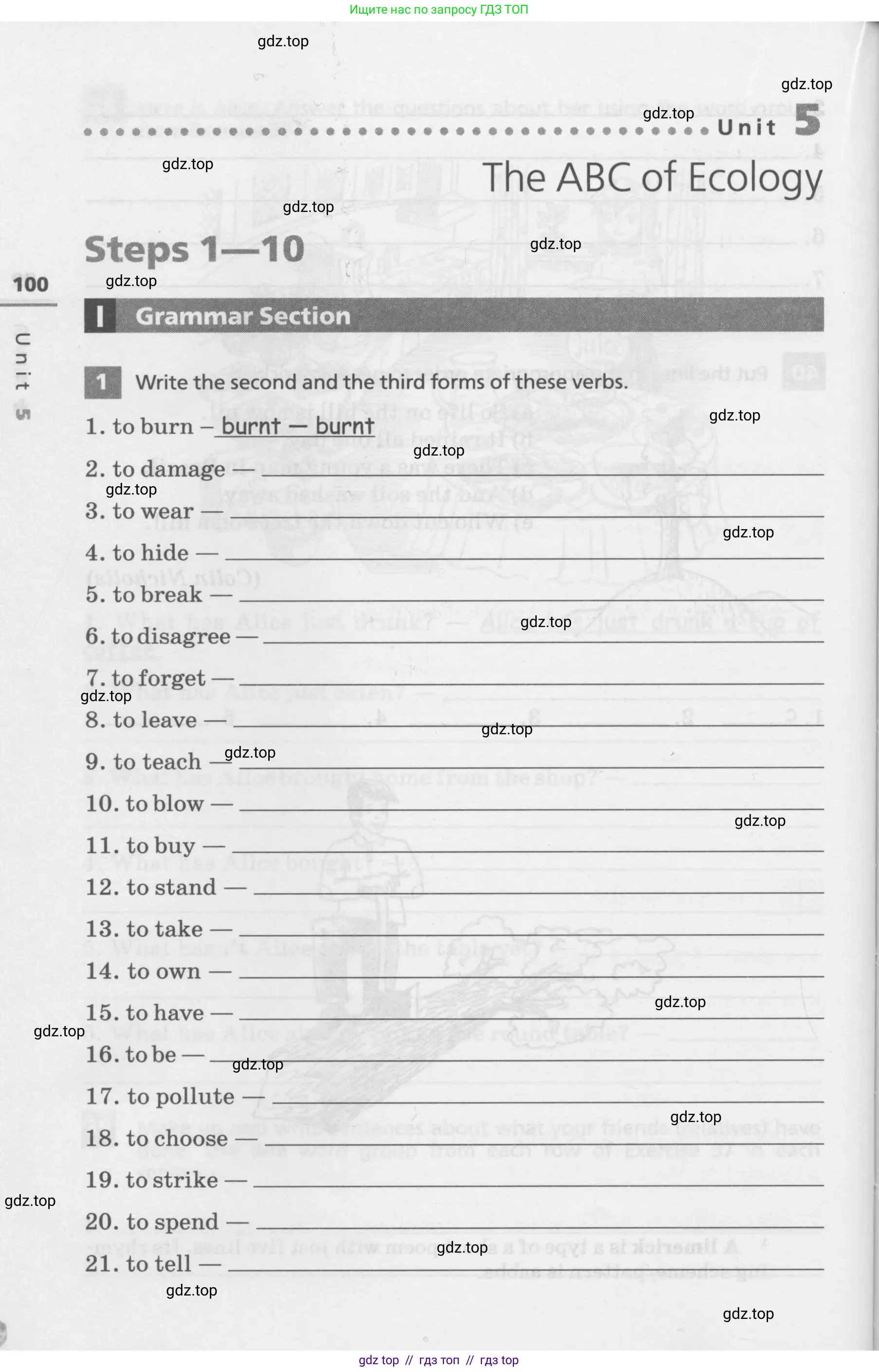 Английский язык (english), 7 класс Лексико-грамматический практикум, авторы: Афанасьева Ольга Васильевна (Afanasyeva Olga), Михеева Ирина Владимировна (Mikheeva Irina), Баранова Ксения Михайловна (Baranova Ksenia), издательство Просвещение, Москва, 2016, белого цвета, страница 100