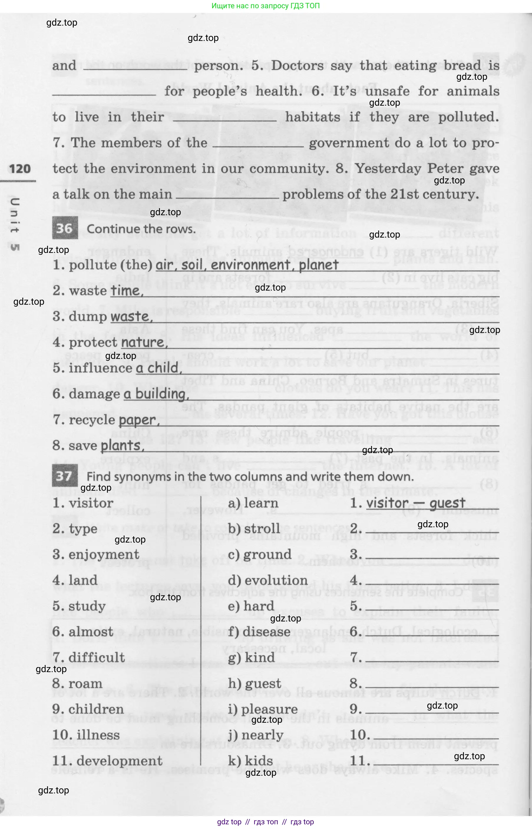 Английский язык (english), 7 класс Лексико-грамматический практикум, авторы: Афанасьева Ольга Васильевна (Afanasyeva Olga), Михеева Ирина Владимировна (Mikheeva Irina), Баранова Ксения Михайловна (Baranova Ksenia), издательство Просвещение, Москва, 2016, белого цвета, страница 120
