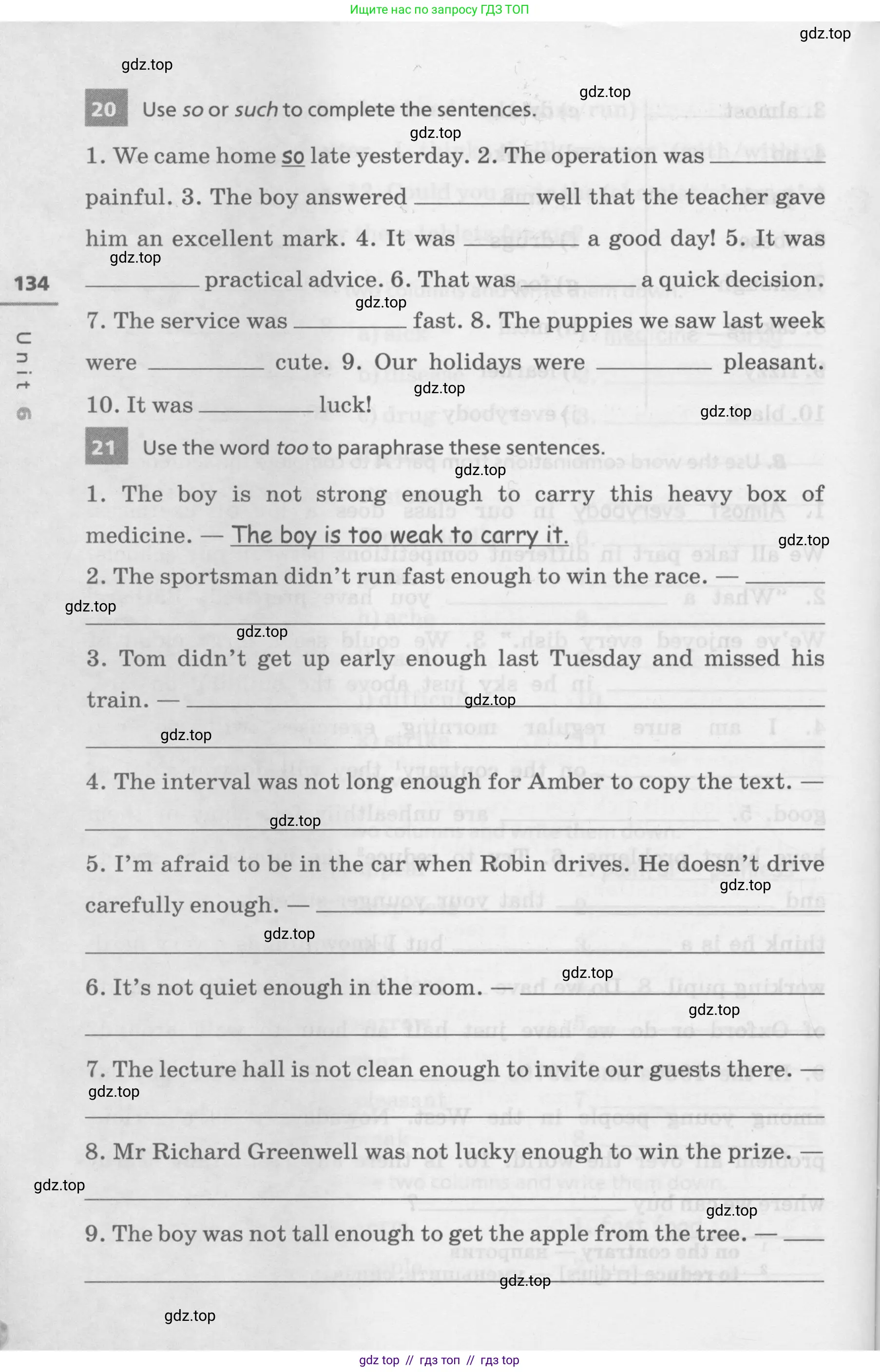 Английский язык (english), 7 класс Лексико-грамматический практикум, авторы: Афанасьева Ольга Васильевна (Afanasyeva Olga), Михеева Ирина Владимировна (Mikheeva Irina), Баранова Ксения Михайловна (Baranova Ksenia), издательство Просвещение, Москва, 2016, белого цвета, страница 134