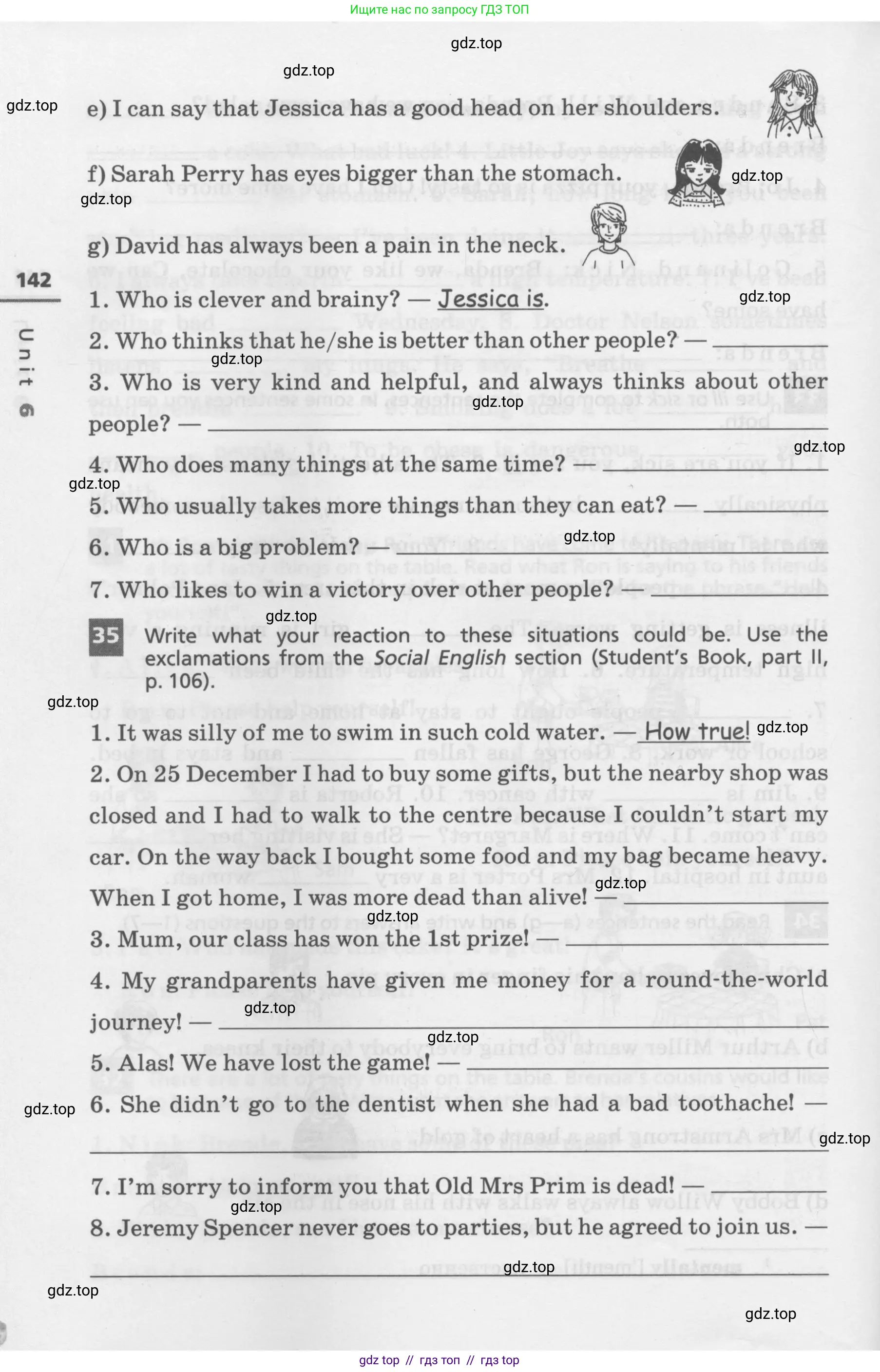 Английский язык (english), 7 класс Лексико-грамматический практикум, авторы: Афанасьева Ольга Васильевна (Afanasyeva Olga), Михеева Ирина Владимировна (Mikheeva Irina), Баранова Ксения Михайловна (Baranova Ksenia), издательство Просвещение, Москва, 2016, белого цвета, страница 142