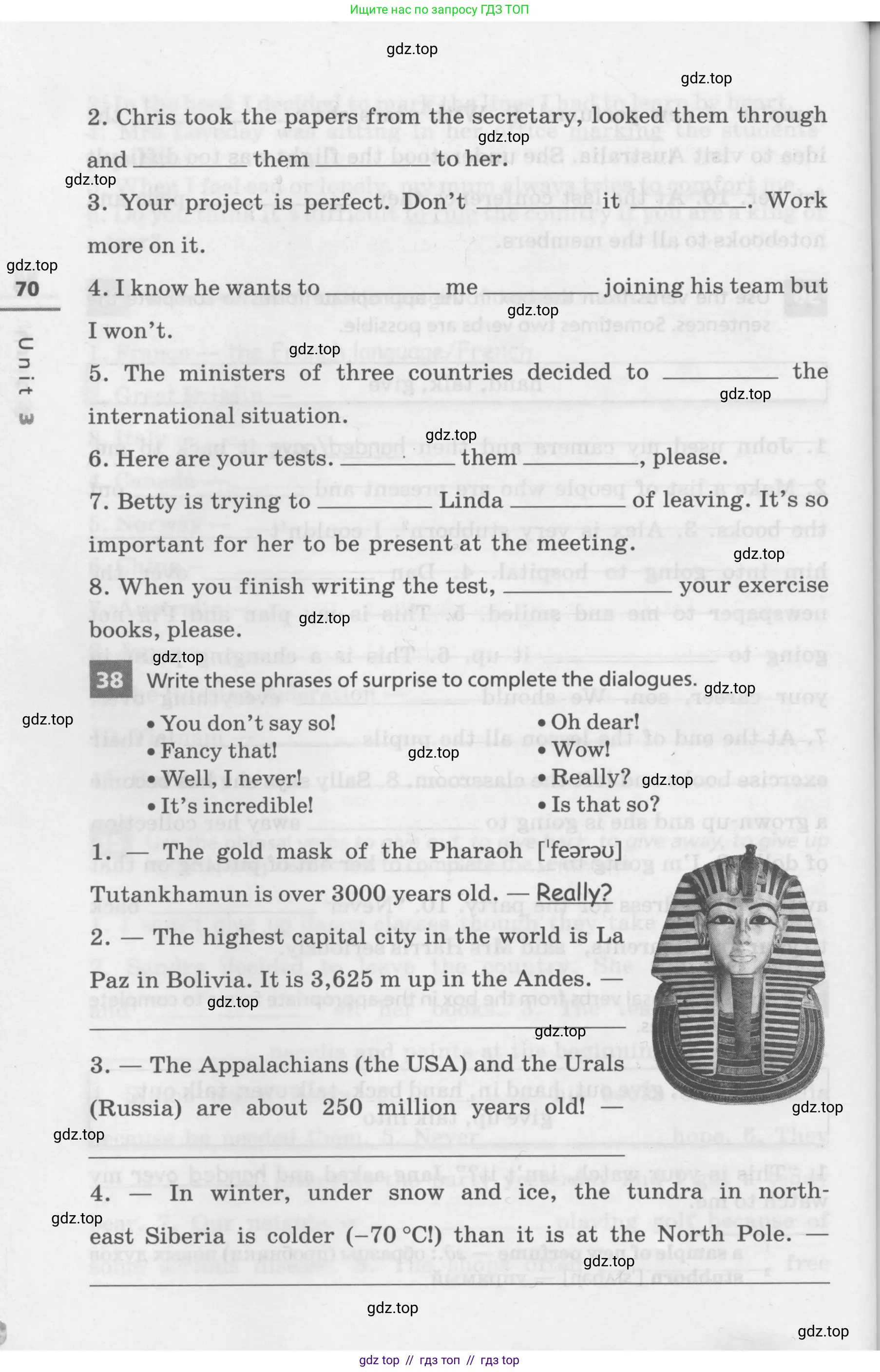 Английский язык (english), 7 класс Лексико-грамматический практикум, авторы: Афанасьева Ольга Васильевна (Afanasyeva Olga), Михеева Ирина Владимировна (Mikheeva Irina), Баранова Ксения Михайловна (Baranova Ksenia), издательство Просвещение, Москва, 2016, белого цвета, страница 70