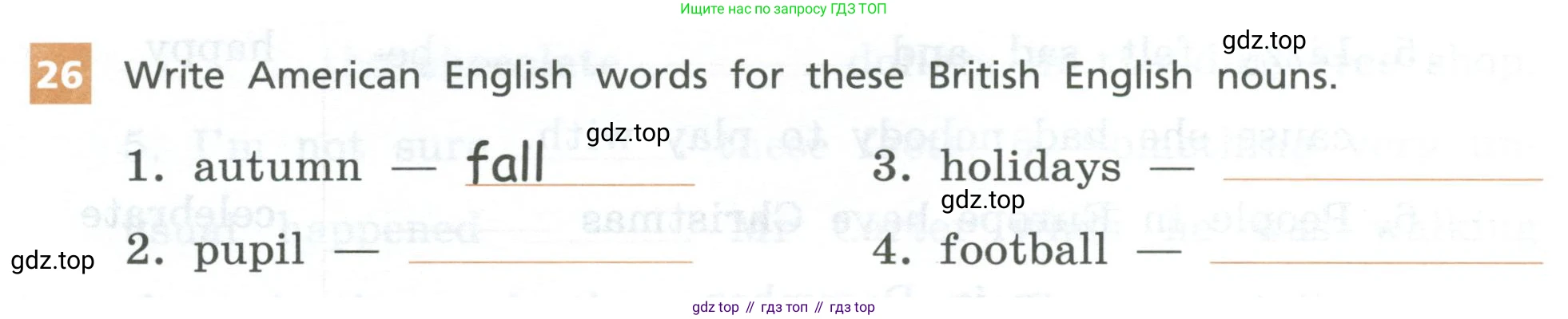Английский язык (english), 7 класс рабочая тетрадь, авторы: Афанасьева Ольга Васильевна (Afanasyeva Olga), Михеева Ирина Владимировна (Mikheeva Irina), Баранова Ксения Михайловна (Baranova Ksenia), издательство Просвещение, Москва, 2024, белого цвета, страница 20, номер 26, Условие 2024