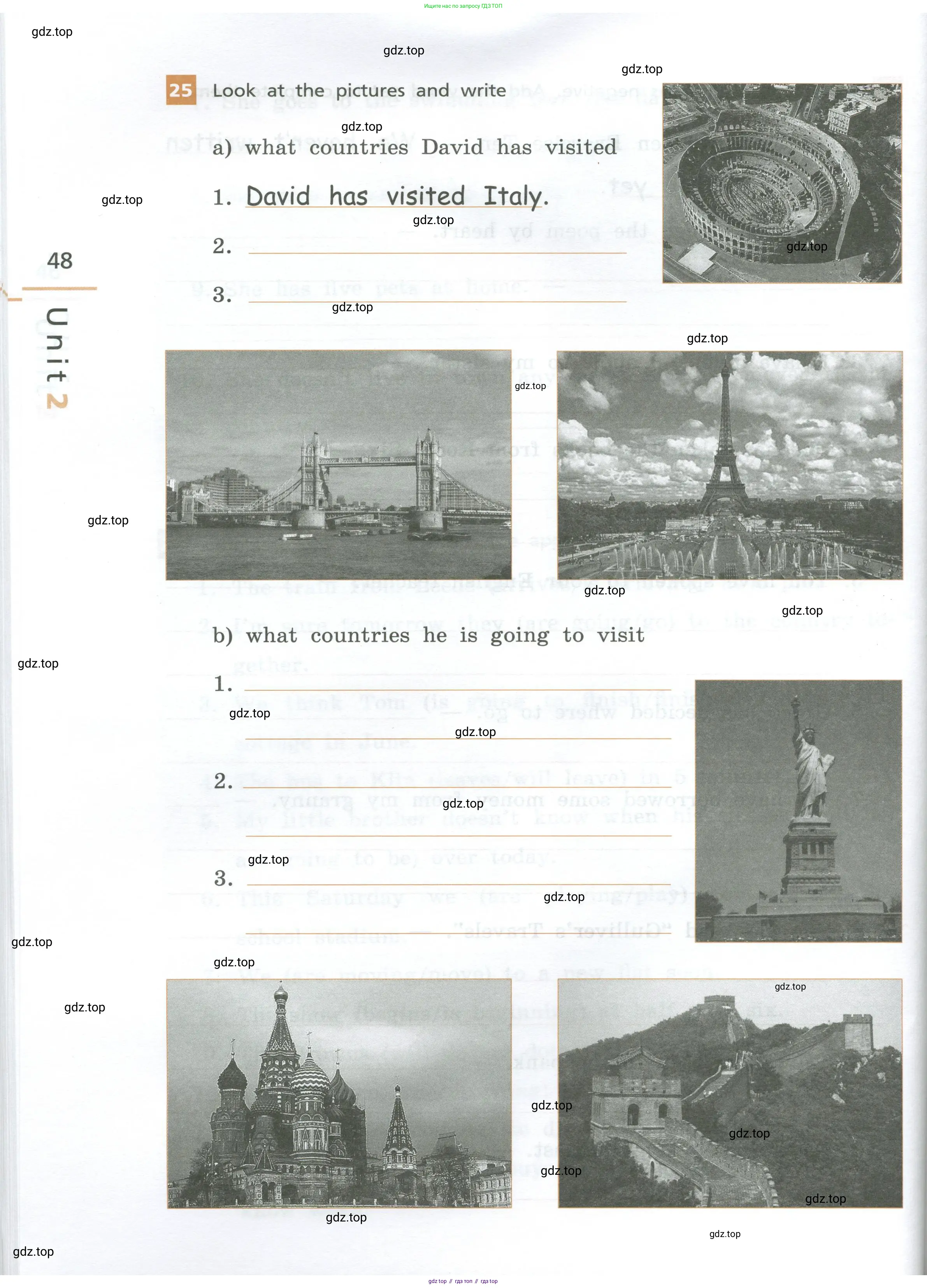 Английский язык (english), 7 класс рабочая тетрадь, авторы: Афанасьева Ольга Васильевна (Afanasyeva Olga), Михеева Ирина Владимировна (Mikheeva Irina), Баранова Ксения Михайловна (Baranova Ksenia), издательство Просвещение, Москва, 2024, белого цвета, страница 48
