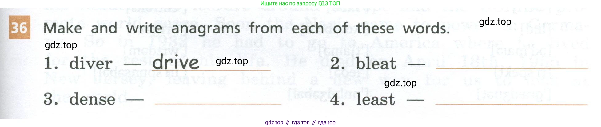 Английский язык (english), 7 класс рабочая тетрадь, авторы: Афанасьева Ольга Васильевна (Afanasyeva Olga), Михеева Ирина Владимировна (Mikheeva Irina), Баранова Ксения Михайловна (Baranova Ksenia), издательство Просвещение, Москва, 2024, белого цвета, страница 109, номер 36, Условие 2024