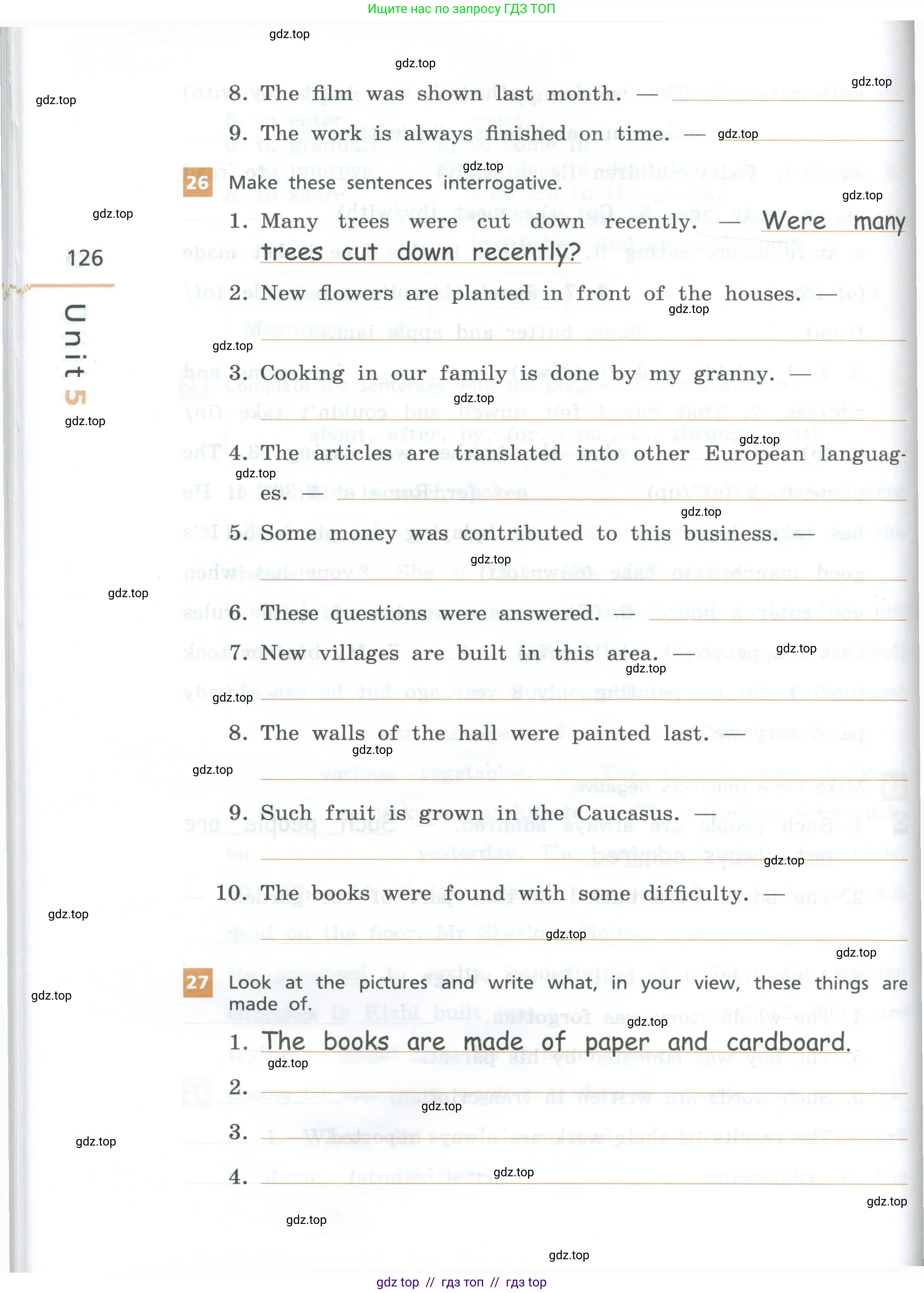 Английский язык (english), 7 класс рабочая тетрадь, авторы: Афанасьева Ольга Васильевна (Afanasyeva Olga), Михеева Ирина Владимировна (Mikheeva Irina), Баранова Ксения Михайловна (Baranova Ksenia), издательство Просвещение, Москва, 2024, белого цвета, страница 126