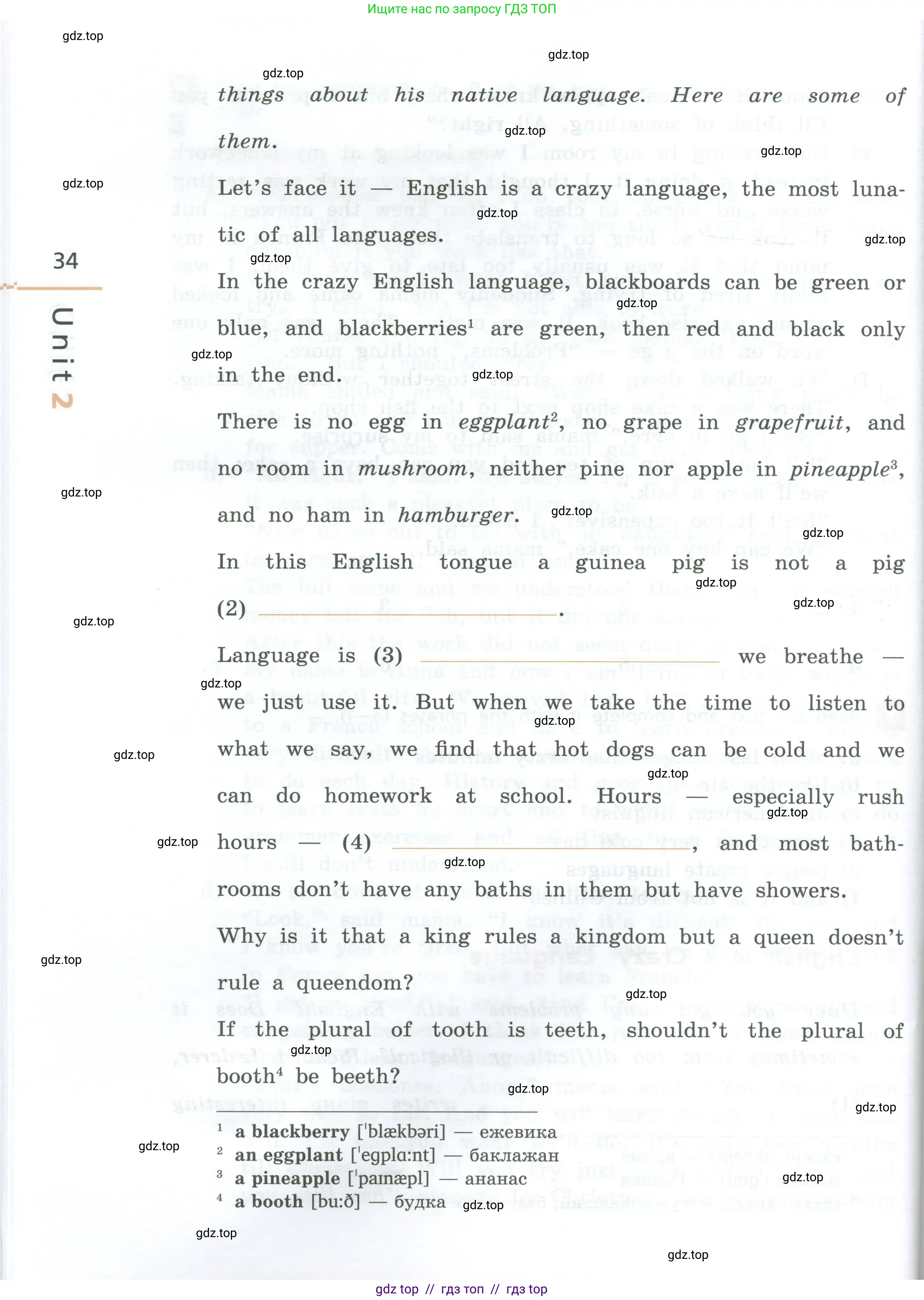 Английский язык (english), 7 класс рабочая тетрадь, авторы: Афанасьева Ольга Васильевна (Afanasyeva Olga), Михеева Ирина Владимировна (Mikheeva Irina), Баранова Ксения Михайловна (Baranova Ksenia), издательство Просвещение, Москва, 2024, белого цвета, страница 34