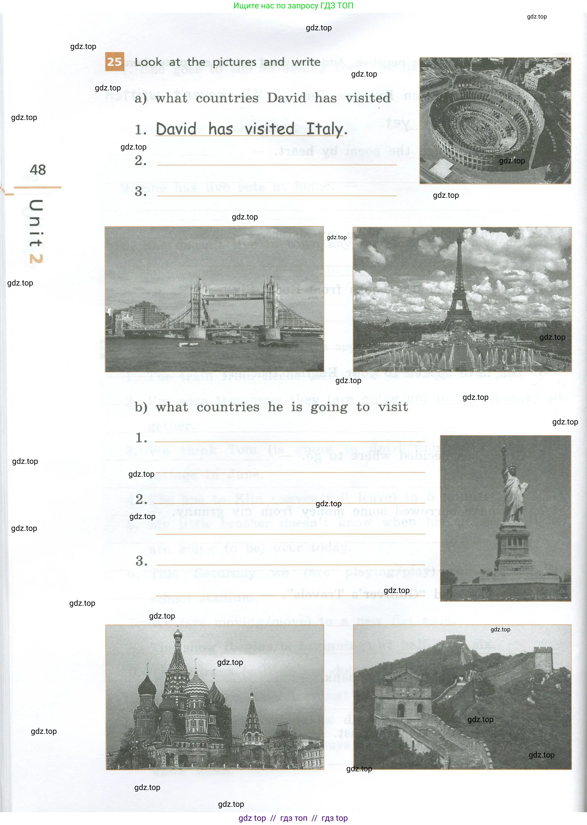 Английский язык (english), 7 класс рабочая тетрадь, авторы: Афанасьева Ольга Васильевна (Afanasyeva Olga), Михеева Ирина Владимировна (Mikheeva Irina), Баранова Ксения Михайловна (Baranova Ksenia), издательство Просвещение, Москва, 2024, белого цвета, страница 48