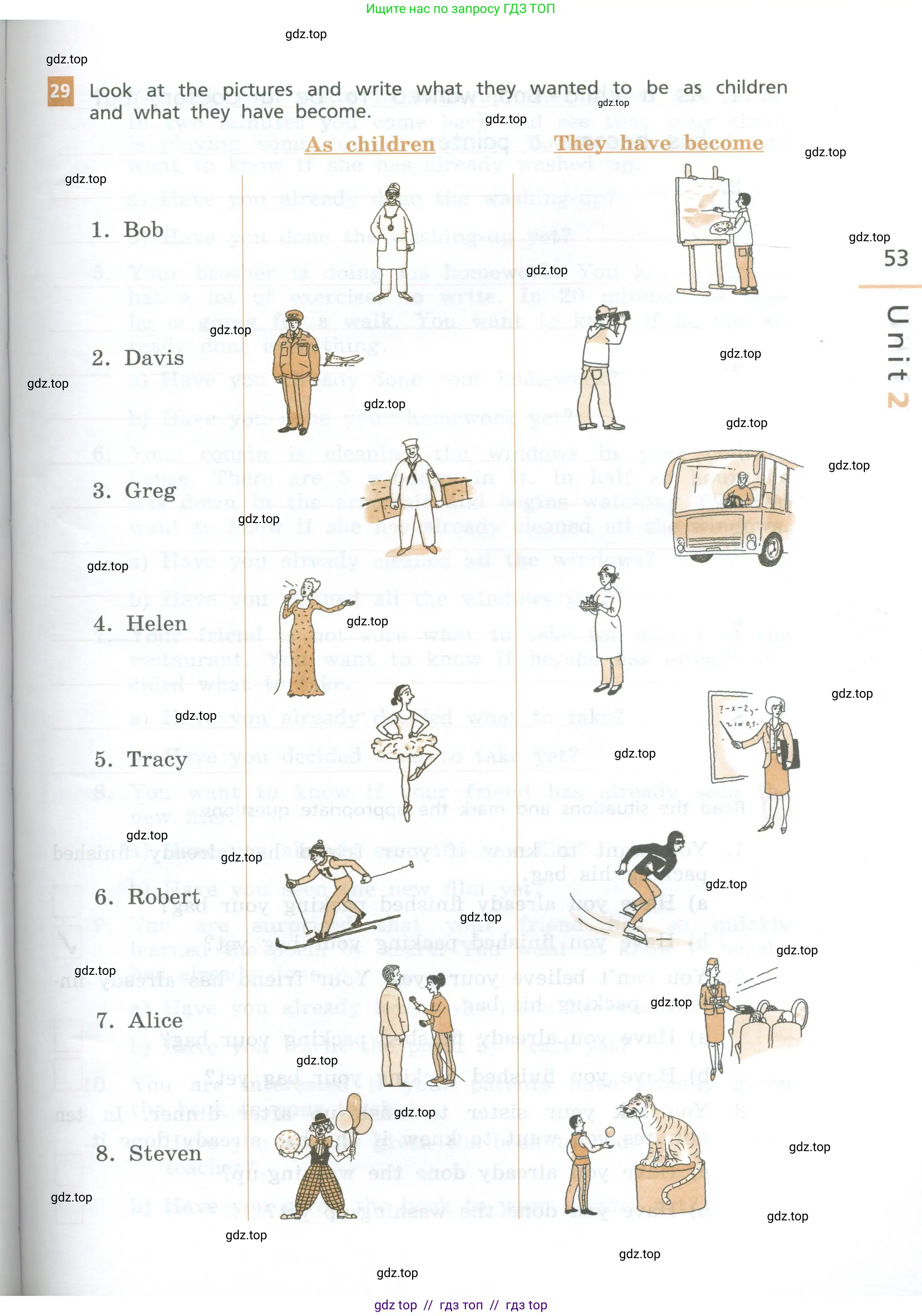 Английский язык (english), 7 класс рабочая тетрадь, авторы: Афанасьева Ольга Васильевна (Afanasyeva Olga), Михеева Ирина Владимировна (Mikheeva Irina), Баранова Ксения Михайловна (Baranova Ksenia), издательство Просвещение, Москва, 2024, белого цвета, страница 53