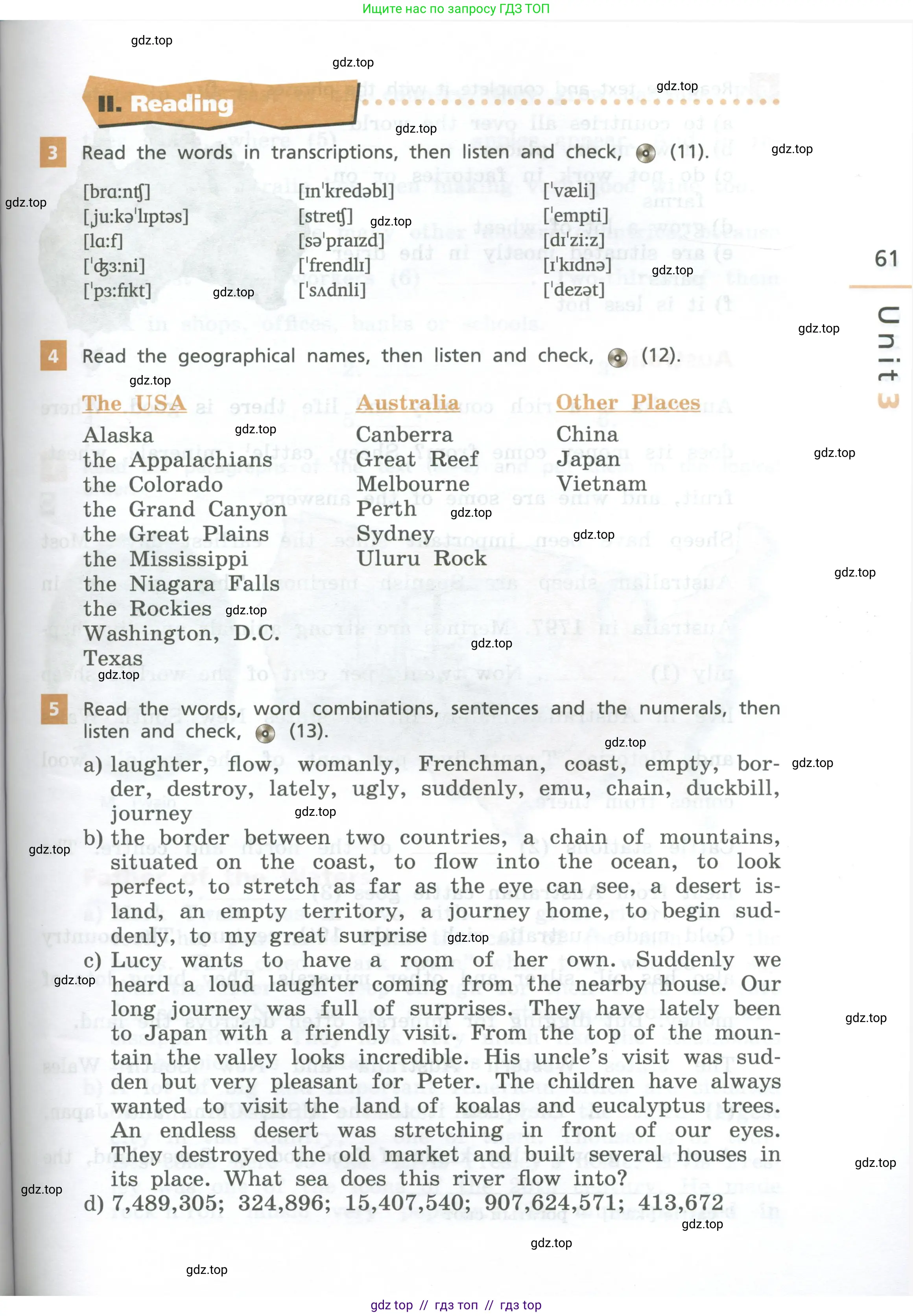 Английский язык (english), 7 класс рабочая тетрадь, авторы: Афанасьева Ольга Васильевна (Afanasyeva Olga), Михеева Ирина Владимировна (Mikheeva Irina), Баранова Ксения Михайловна (Baranova Ksenia), издательство Просвещение, Москва, 2024, белого цвета, страница 61