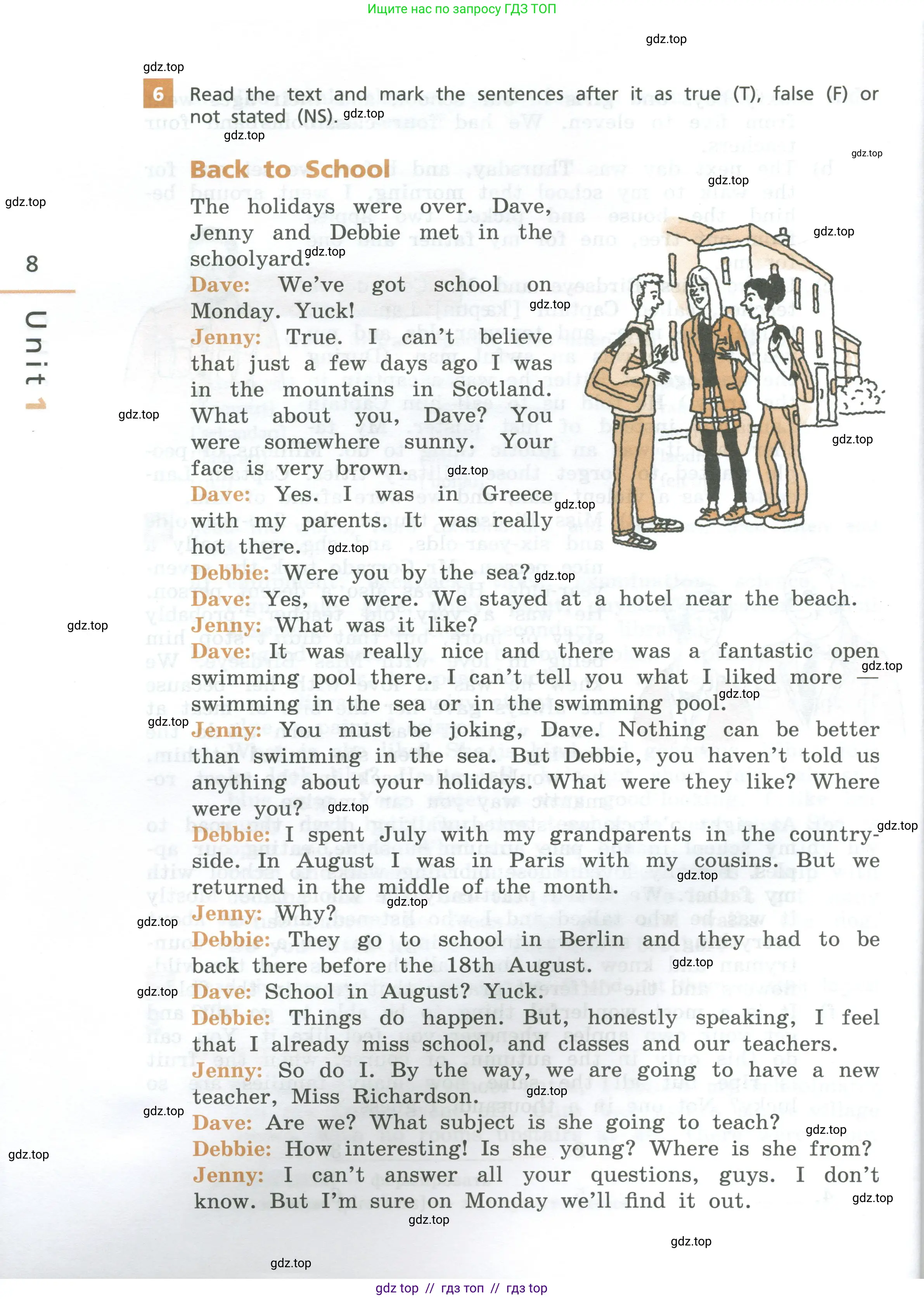 Английский язык (english), 7 класс рабочая тетрадь, авторы: Афанасьева Ольга Васильевна (Afanasyeva Olga), Михеева Ирина Владимировна (Mikheeva Irina), Баранова Ксения Михайловна (Baranova Ksenia), издательство Просвещение, Москва, 2024, белого цвета, страница 8