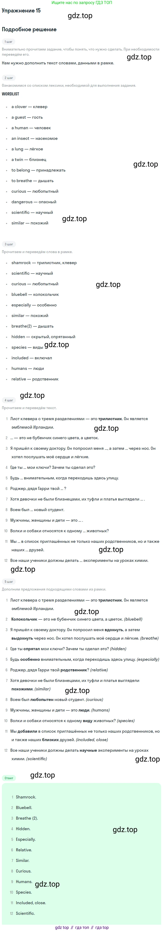 Английский язык (english), 7 класс рабочая тетрадь, авторы: Афанасьева Ольга Васильевна (Afanasyeva Olga), Михеева Ирина Владимировна (Mikheeva Irina), Баранова Ксения Михайловна (Baranova Ksenia), издательство Просвещение, Москва, 2024, белого цвета, страница 91, номер 15, Решение 2016-2023