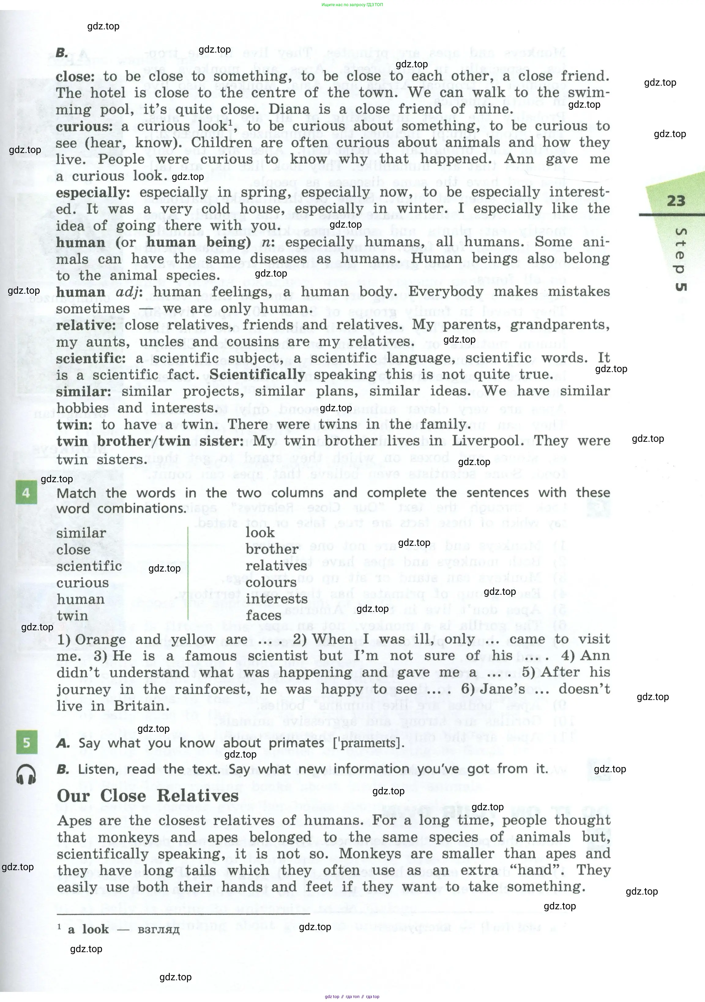 Английский язык (english), 7 класс Учебник, авторы: Афанасьева Ольга Васильевна (Afanasyeva Olga), Михеева Ирина Владимировна (Mikheeva Irina), Баранова Ксения Михайловна (Baranova Ksenia), издательство Просвещение, Москва, 2024, Часть 1, страница 23