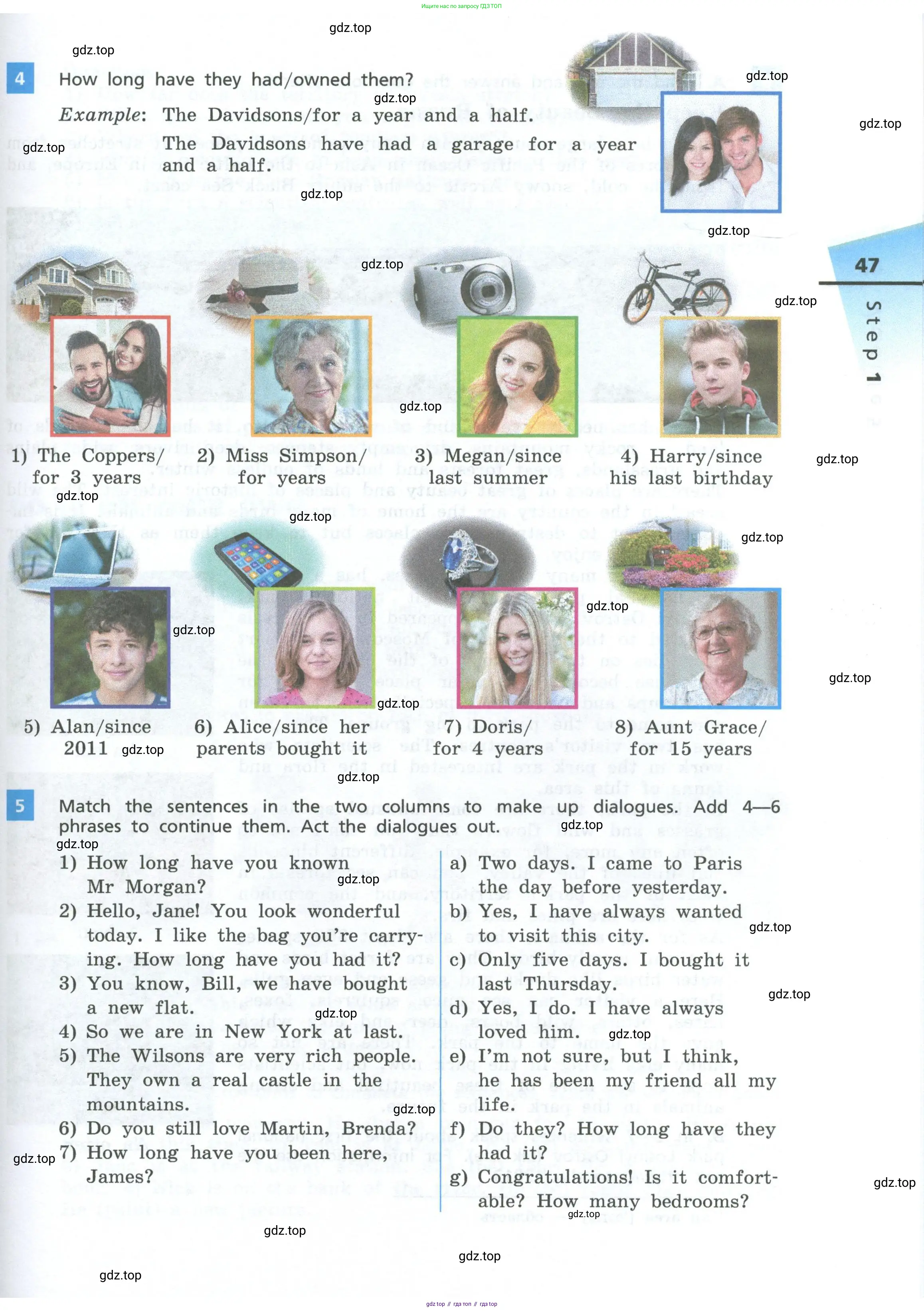 Английский язык (english), 7 класс Учебник, авторы: Афанасьева Ольга Васильевна (Afanasyeva Olga), Михеева Ирина Владимировна (Mikheeva Irina), Баранова Ксения Михайловна (Baranova Ksenia), издательство Просвещение, Москва, 2024, Часть 1, страница 47