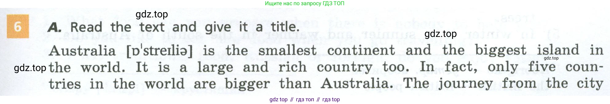 Английский язык (english), 7 класс Учебник, авторы: Афанасьева Ольга Васильевна (Afanasyeva Olga), Михеева Ирина Владимировна (Mikheeva Irina), Баранова Ксения Михайловна (Baranova Ksenia), издательство Просвещение, Москва, 2024, Часть 1, страница 103, номер 6, Условие 2024