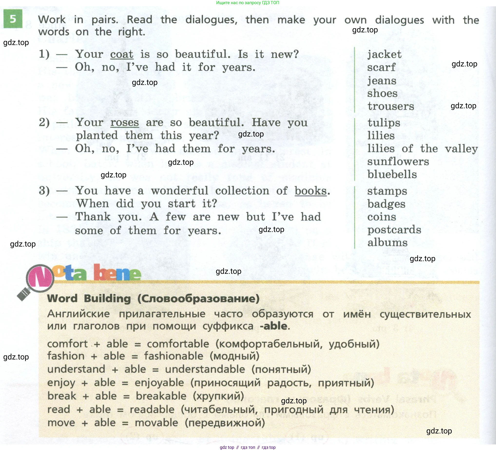 Английский язык (english), 7 класс Учебник, авторы: Афанасьева Ольга Васильевна (Afanasyeva Olga), Михеева Ирина Владимировна (Mikheeva Irina), Баранова Ксения Михайловна (Baranova Ksenia), издательство Просвещение, Москва, 2024, Часть 2, страница 36, номер 5, Условие 2024