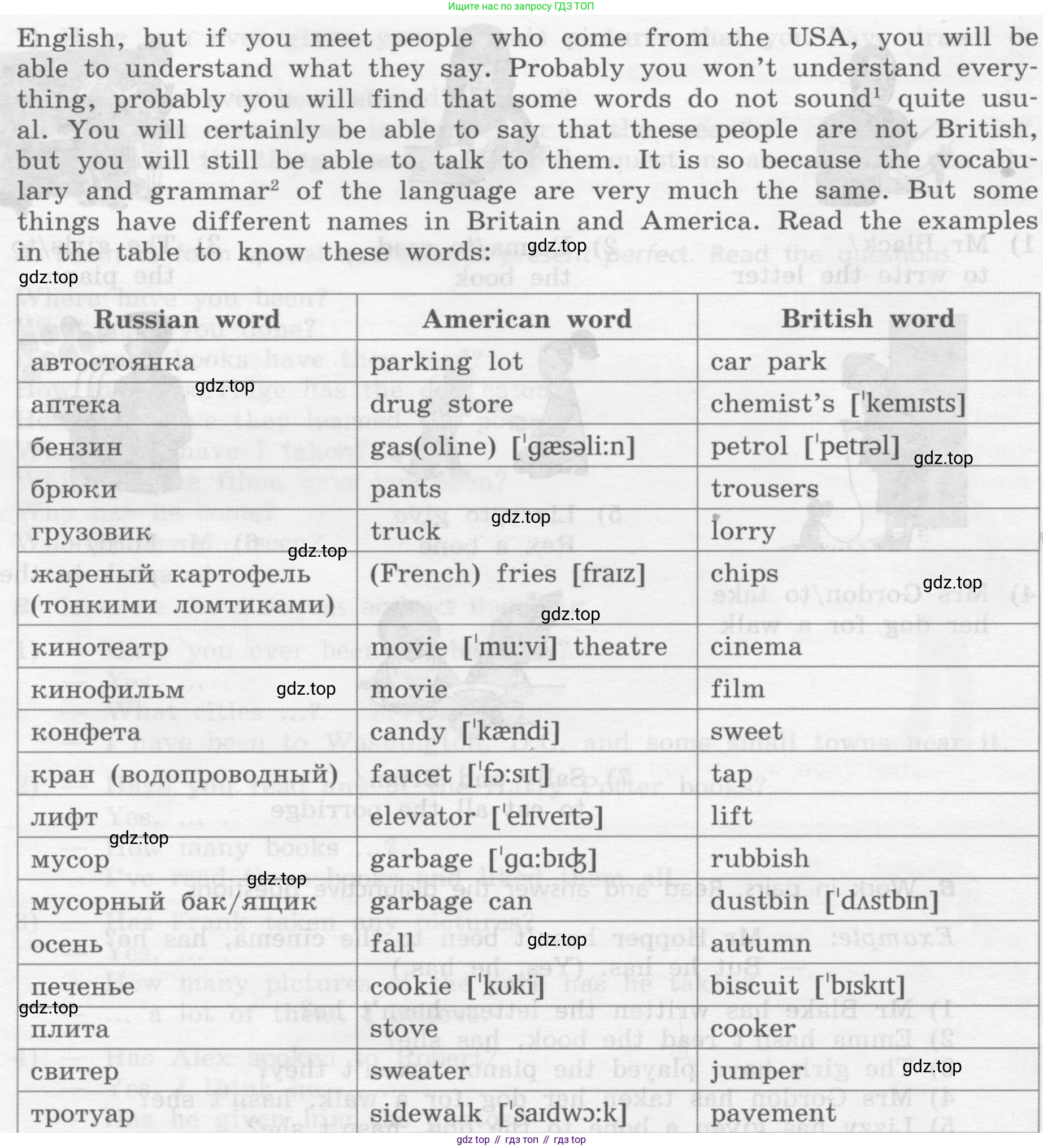 Английский язык (english), 7 класс Учебник, авторы: Афанасьева Ольга Васильевна (Afanasyeva Olga), Михеева Ирина Владимировна (Mikheeva Irina), Баранова Ксения Михайловна (Baranova Ksenia), издательство Просвещение, Москва, 2024, Часть 1, страница 64, номер 5, Условие 2017-2023 (продолжение 2)