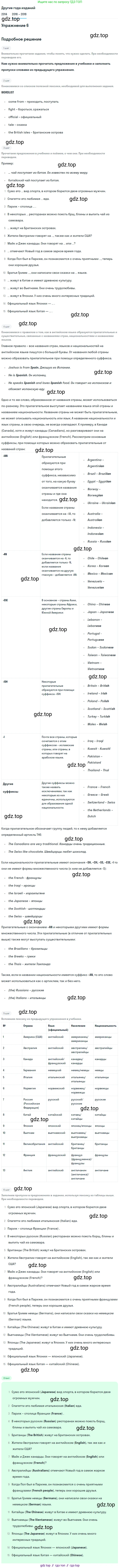 Английский язык (english), 7 класс Учебник, авторы: Афанасьева Ольга Васильевна (Afanasyeva Olga), Михеева Ирина Владимировна (Mikheeva Irina), Баранова Ксения Михайловна (Baranova Ksenia), издательство Просвещение, Москва, 2024, Часть 1, страница 120, номер 6, Решение 2017-2023