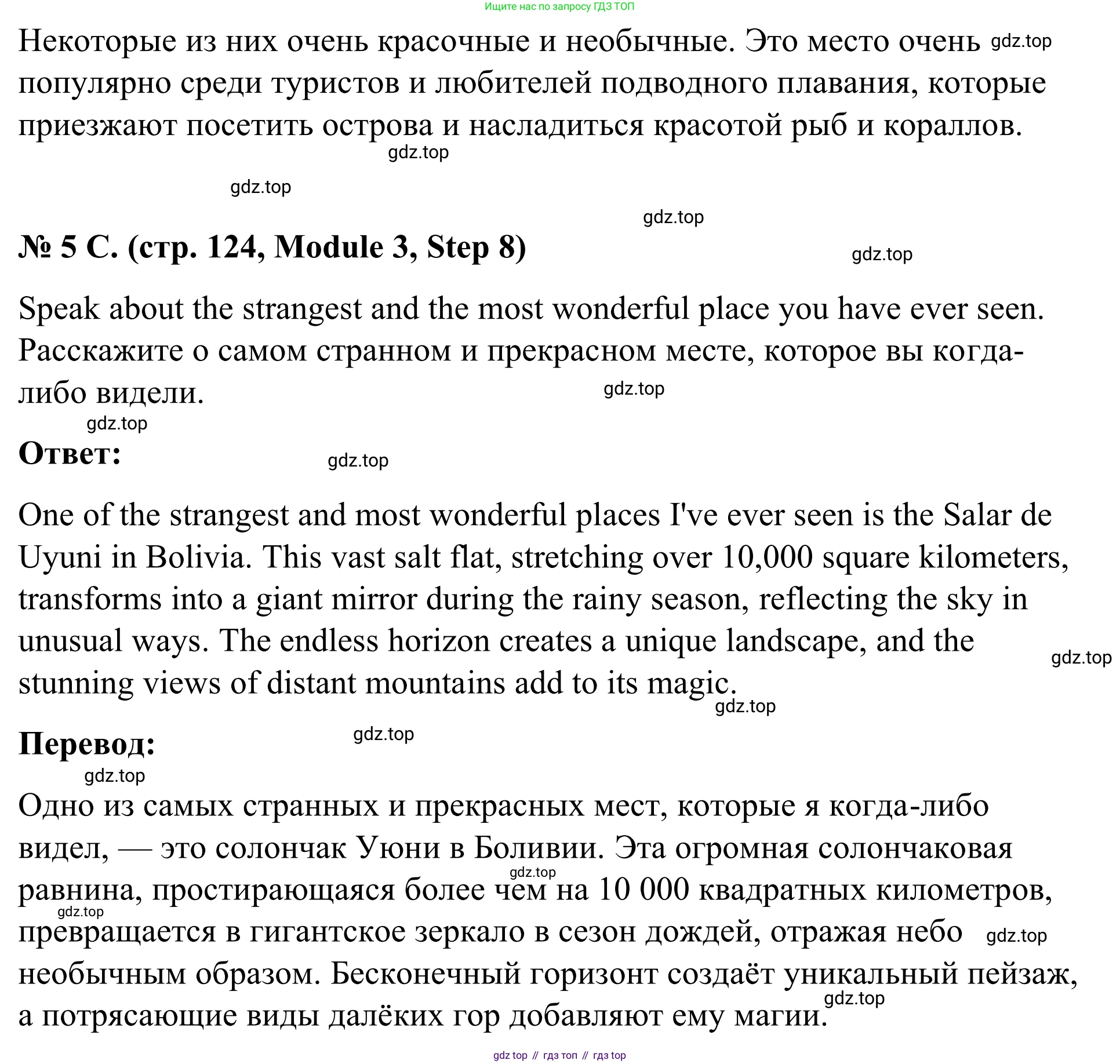 Английский язык (english), 7 класс Учебник, авторы: Афанасьева Ольга Васильевна (Afanasyeva Olga), Михеева Ирина Владимировна (Mikheeva Irina), Баранова Ксения Михайловна (Baranova Ksenia), издательство Просвещение, Москва, 2024, Часть 1, страница 123, номер 5, Решение 2024 (продолжение 2)