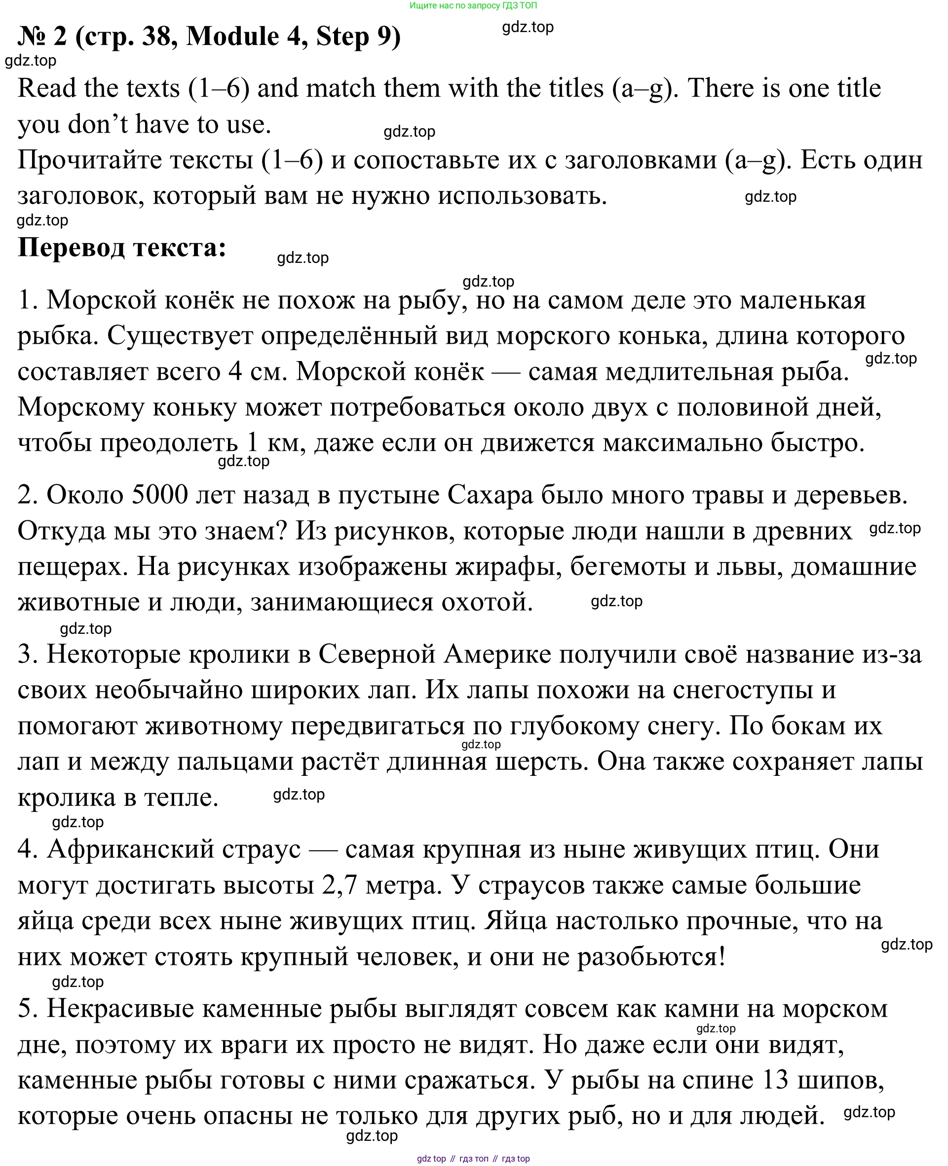 Английский язык (english), 7 класс Учебник, авторы: Афанасьева Ольга Васильевна (Afanasyeva Olga), Михеева Ирина Владимировна (Mikheeva Irina), Баранова Ксения Михайловна (Baranova Ksenia), издательство Просвещение, Москва, 2024, Часть 2, страница 38, номер 2, Решение 2024