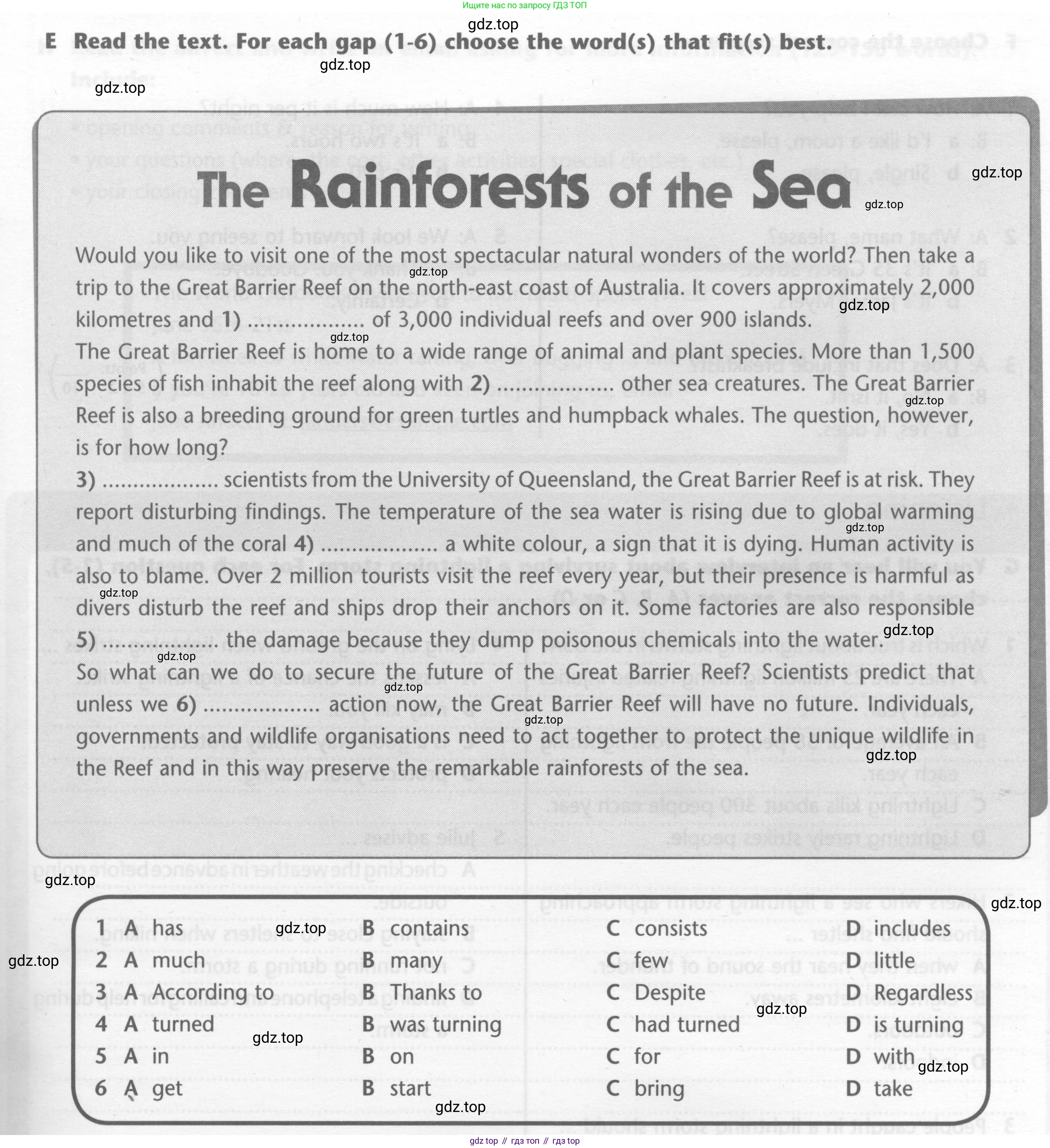 ГДЗ Английский язык (english), 7 класс контрольные задания (test booklet), авторы: Баранова Ксения Михайловна (Baranova Ksenia), Дули Дженни (Dooley Jenny), Мильруд Радислав Петрович (Millrood Radislav), Эванс Вирджиния (Evans Virginia), издательство Просвещение, Москва, 2023, серого цвета, страница 17, номер E, Условие 2023-2027