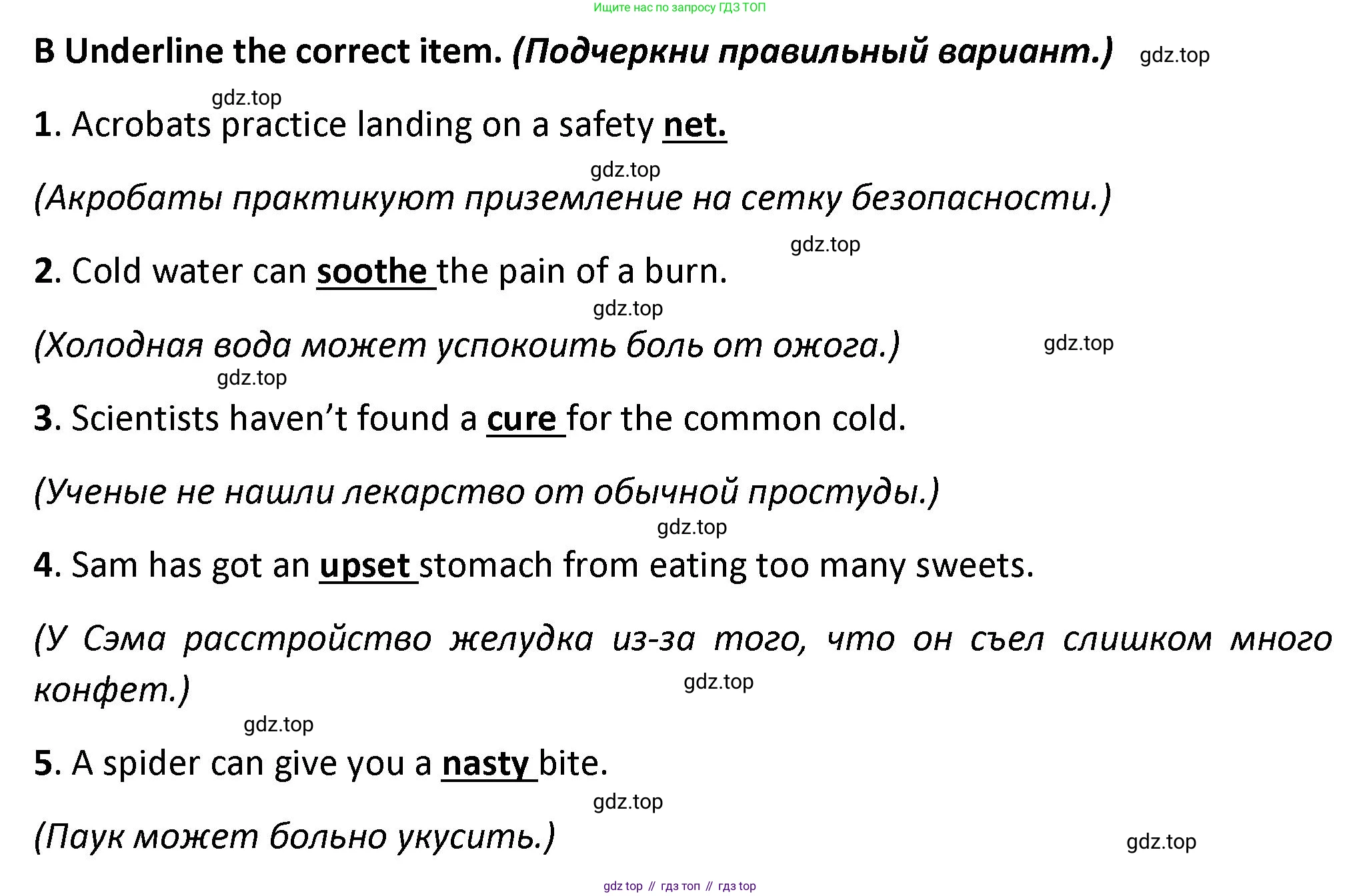 ГДЗ Английский язык (english), 7 класс контрольные задания (test booklet), авторы: Баранова Ксения Михайловна (Baranova Ksenia), Дули Дженни (Dooley Jenny), Мильруд Радислав Петрович (Millrood Radislav), Эванс Вирджиния (Evans Virginia), издательство Просвещение, Москва, 2023, серого цвета, страница 20, номер B, Решение 1 (2023-2027)