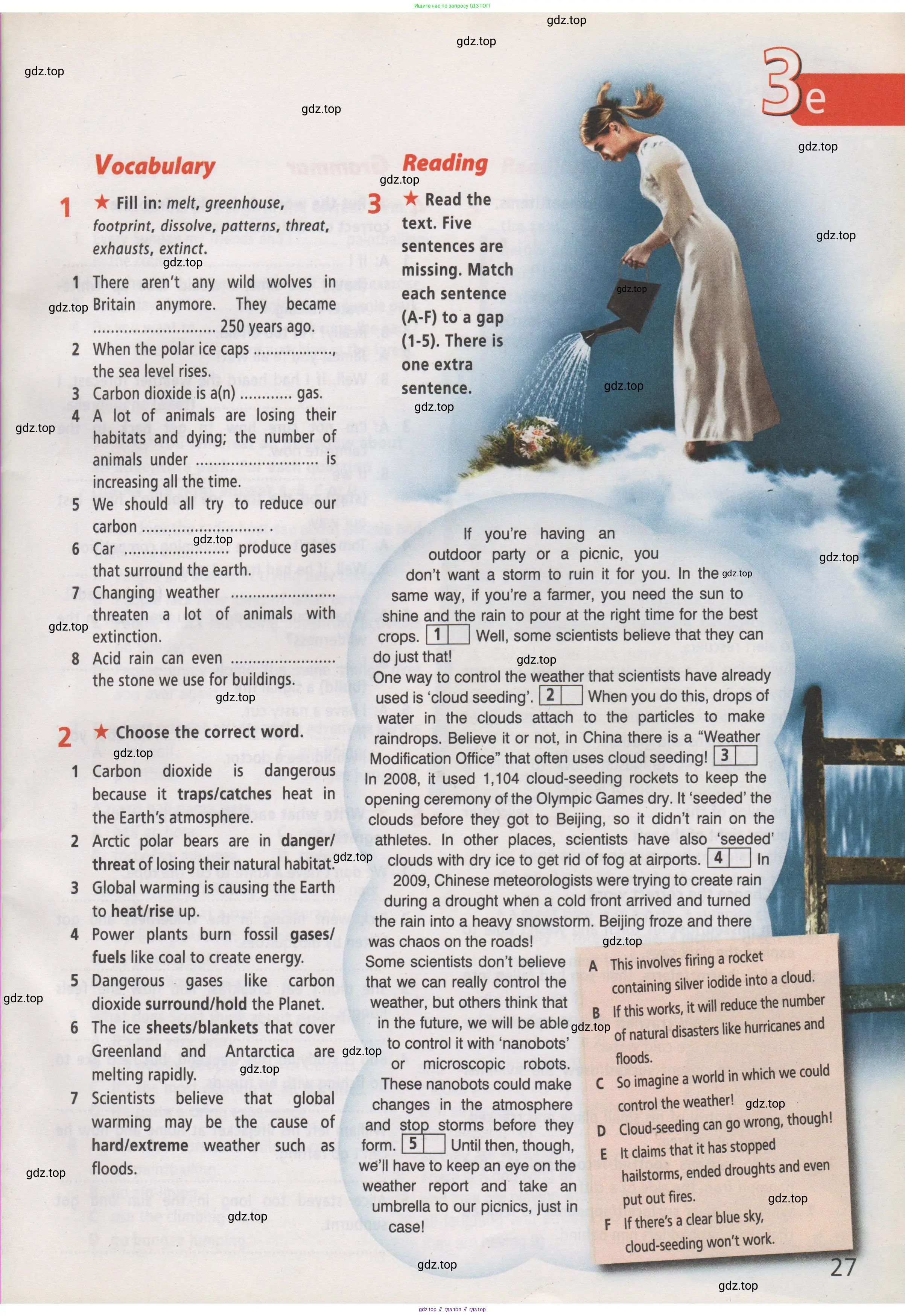 Английский язык (english), 7 класс Рабочая тетрадь (workbook), авторы: Баранова Ксения Михайловна (Baranova Ksenia), Дули Дженни (Dooley Jenny), Копылова Виктория Викторовна (Kopylova Victoria), Мильруд Радислав Петрович (Millrood Radislav), Эванс Вирджиния (Evans Virginia), издательство Просвещение, Москва, 2023, белого цвета, страница 27