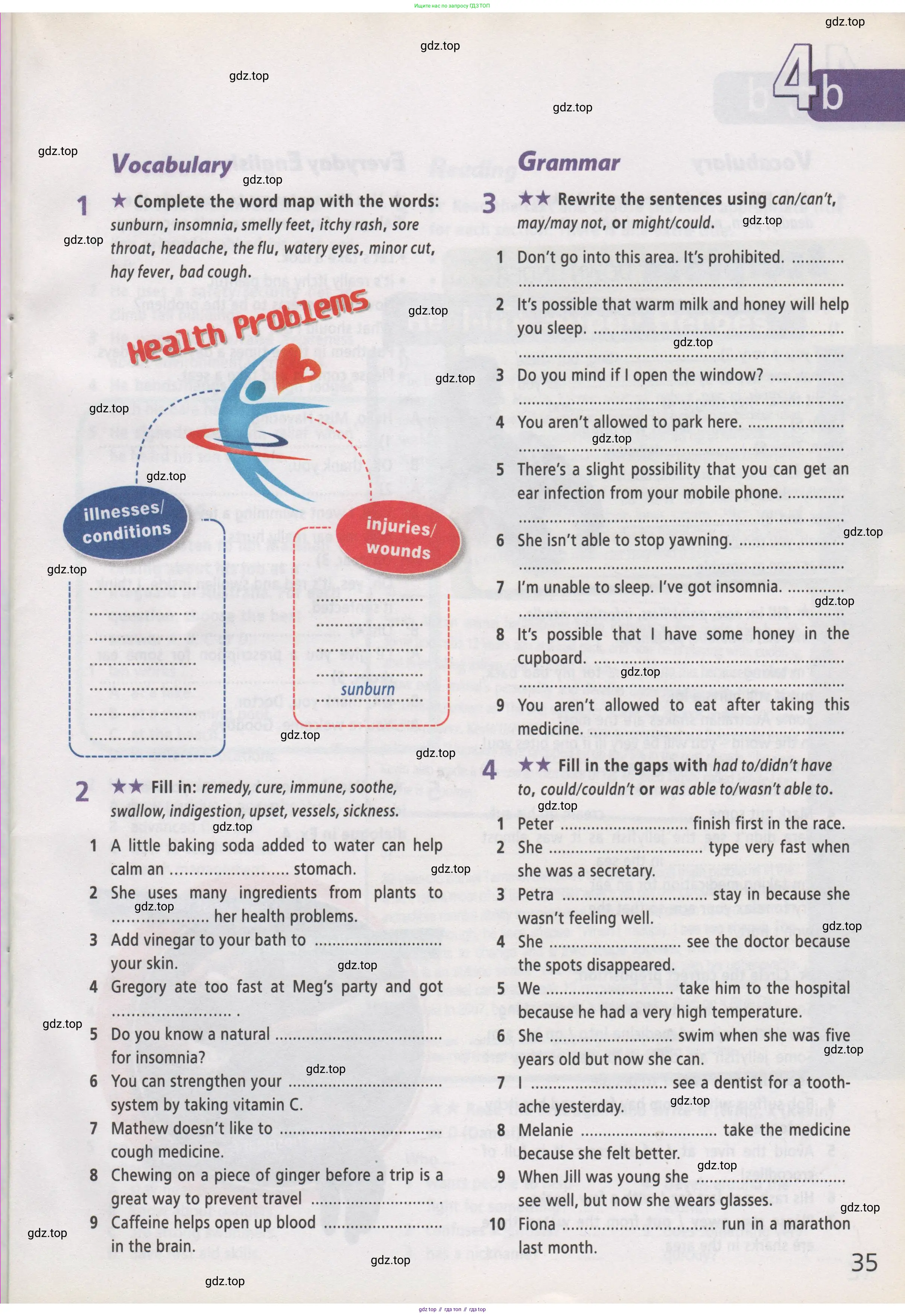 Английский язык (english), 7 класс Рабочая тетрадь (workbook), авторы: Баранова Ксения Михайловна (Baranova Ksenia), Дули Дженни (Dooley Jenny), Копылова Виктория Викторовна (Kopylova Victoria), Мильруд Радислав Петрович (Millrood Radislav), Эванс Вирджиния (Evans Virginia), издательство Просвещение, Москва, 2023, белого цвета, страница 35