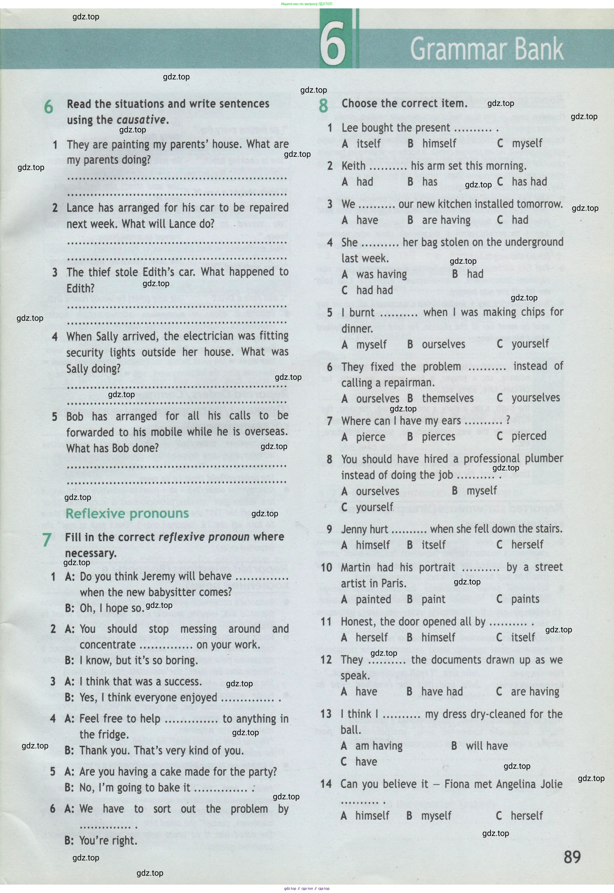 Английский язык (english), 7 класс Рабочая тетрадь (workbook), авторы: Баранова Ксения Михайловна (Baranova Ksenia), Дули Дженни (Dooley Jenny), Копылова Виктория Викторовна (Kopylova Victoria), Мильруд Радислав Петрович (Millrood Radislav), Эванс Вирджиния (Evans Virginia), издательство Просвещение, Москва, 2023, белого цвета, страница 89