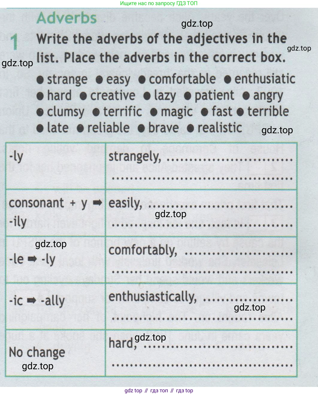 Английский язык (english), 7 класс Рабочая тетрадь (workbook), авторы: Баранова Ксения Михайловна (Baranova Ksenia), Дули Дженни (Dooley Jenny), Копылова Виктория Викторовна (Kopylova Victoria), Мильруд Радислав Петрович (Millrood Radislav), Эванс Вирджиния (Evans Virginia), издательство Просвещение, Москва, 2023, белого цвета, страница 64, номер 1, Условие 2019-2022