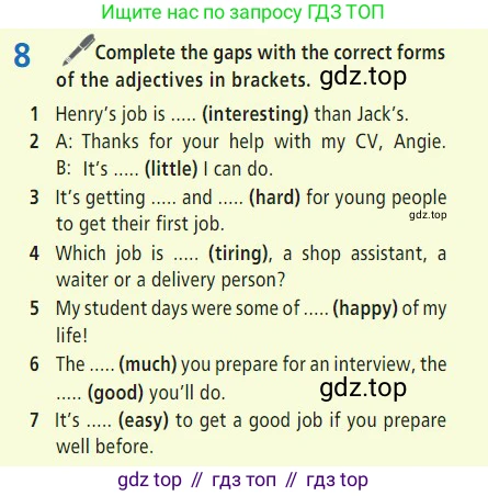 Английский язык (english), 7 класс Учебник (Student's book), авторы: Баранова Ксения Михайловна (Baranova Ksenia), Дули Дженни (Dooley Jenny), Копылова С А, Мильруд Радислав Петрович (Millrood Radislav), Эванс Вирджиния (Evans Virginia), издательство Просвещение, Москва, 2023, белого цвета, страница 17, номер 8, Условие 2023-2027
