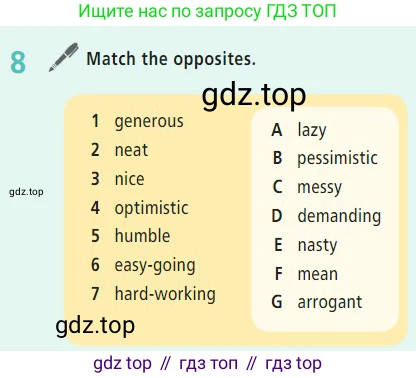 Английский язык (english), 7 класс Учебник (Student's book), авторы: Баранова Ксения Михайловна (Baranova Ksenia), Дули Дженни (Dooley Jenny), Копылова С А, Мильруд Радислав Петрович (Millrood Radislav), Эванс Вирджиния (Evans Virginia), издательство Просвещение, Москва, 2023, белого цвета, страница 135, номер 8, Условие 2023-2027