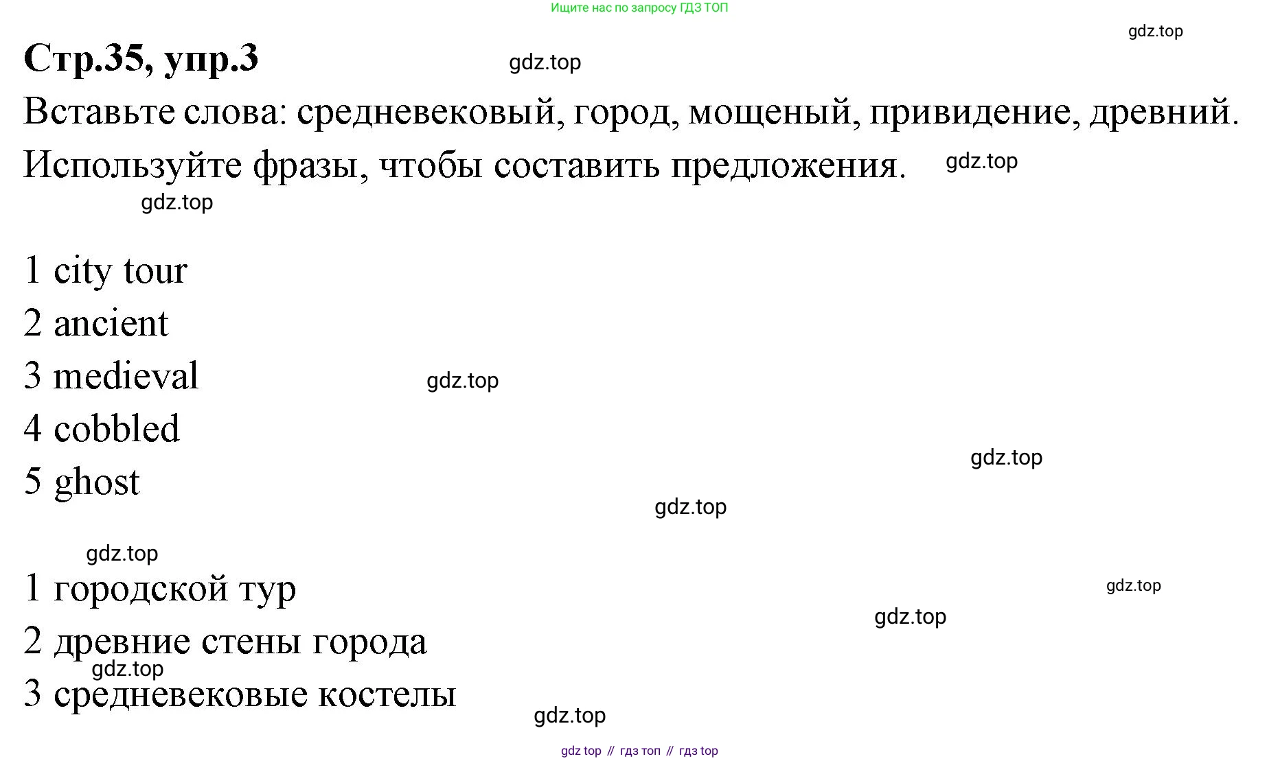 Английский язык (english), 7 класс Учебник (Student's book), авторы: Баранова Ксения Михайловна (Baranova Ksenia), Дули Дженни (Dooley Jenny), Копылова С А, Мильруд Радислав Петрович (Millrood Radislav), Эванс Вирджиния (Evans Virginia), издательство Просвещение, Москва, 2023, белого цвета, страница 35, номер 3, Решение 2023-2027